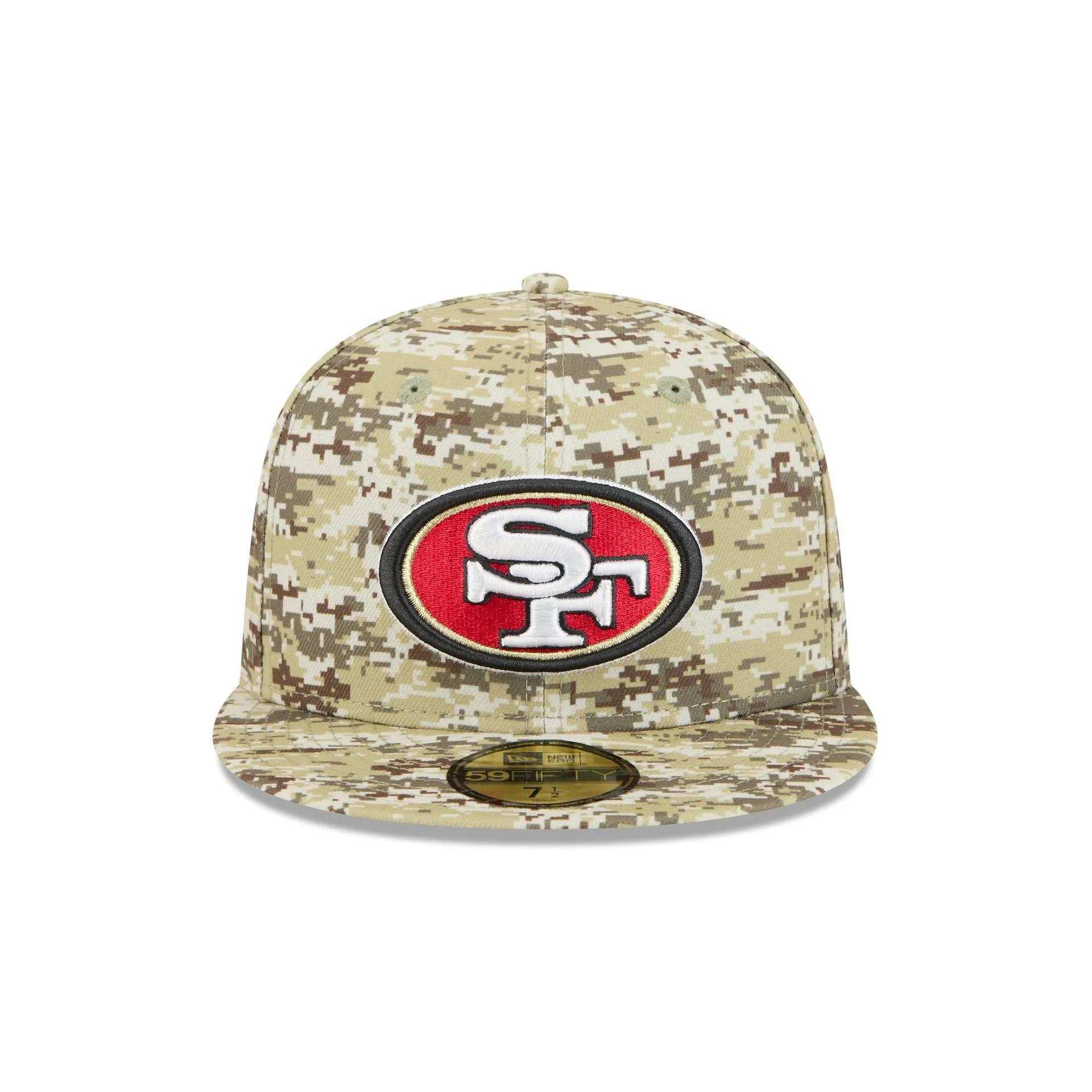 San Francisco 49ers 2025 Salute to Service Fan Gear 59FIFTY Fitted Hat sold by New Era product image thumbnail 2