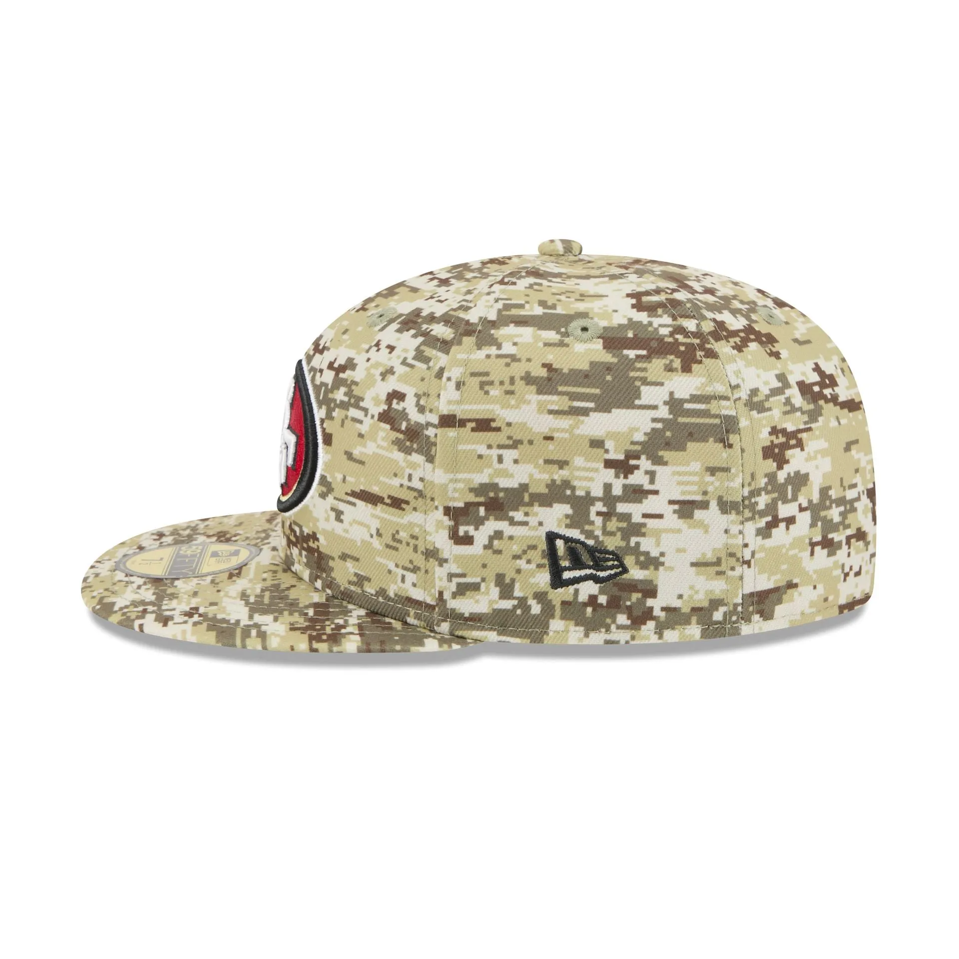 San Francisco 49ers 2025 Salute to Service Fan Gear 59FIFTY Fitted Hat sold by New Era product image thumbnail 5