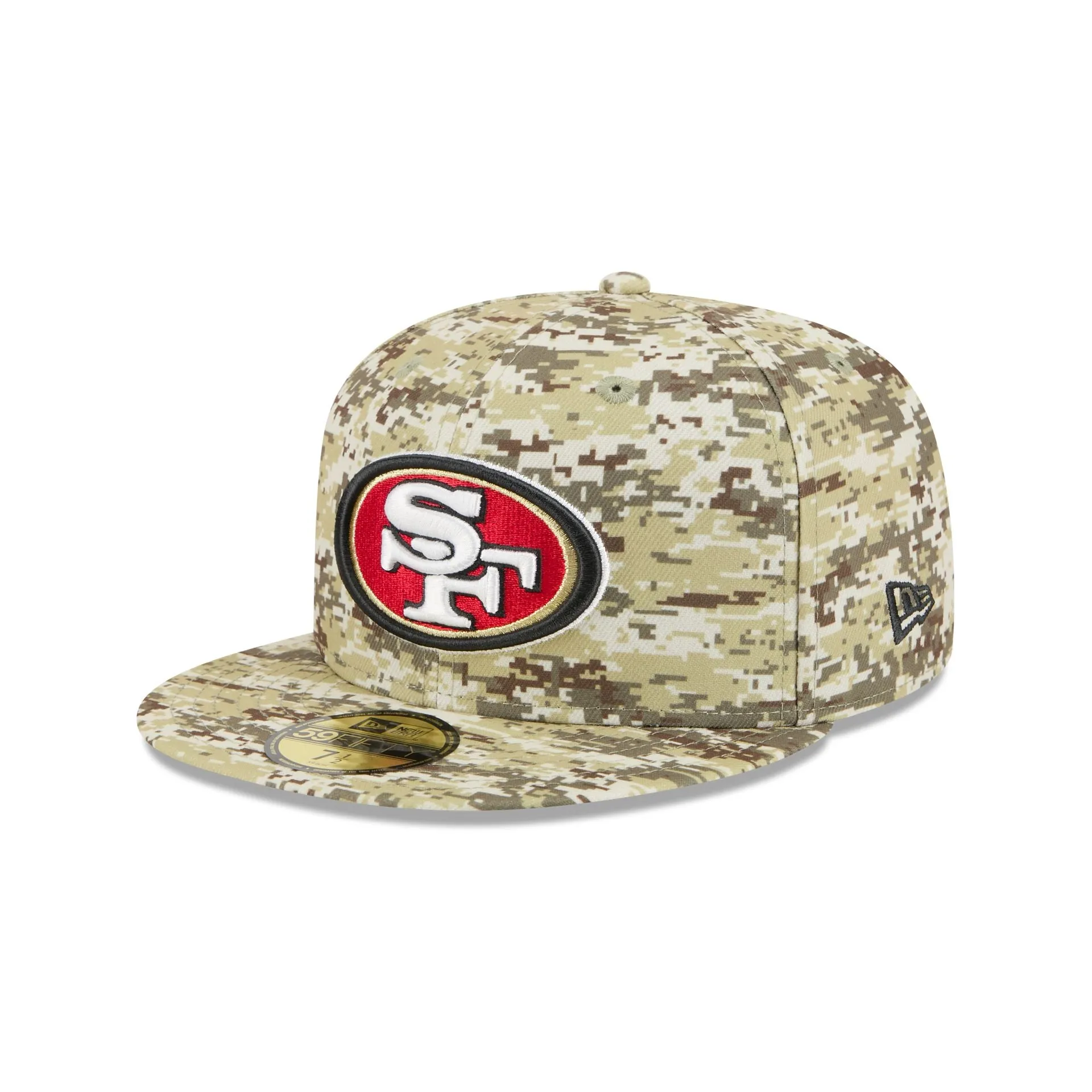 San Francisco 49ers 2025 Salute to Service Fan Gear 59FIFTY Fitted Hat sold by New Era product image thumbnail 3