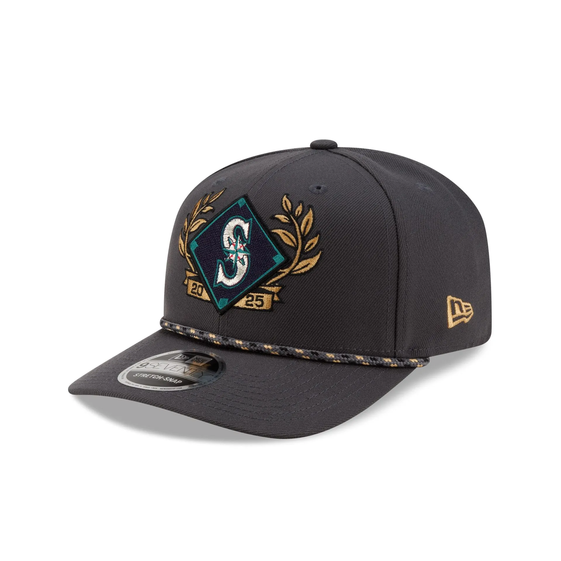 Seattle Mariners 2025 ALDS Locker Room 9SEVENTY Stretch-Snap Hat sold by New Era product image thumbnail 3