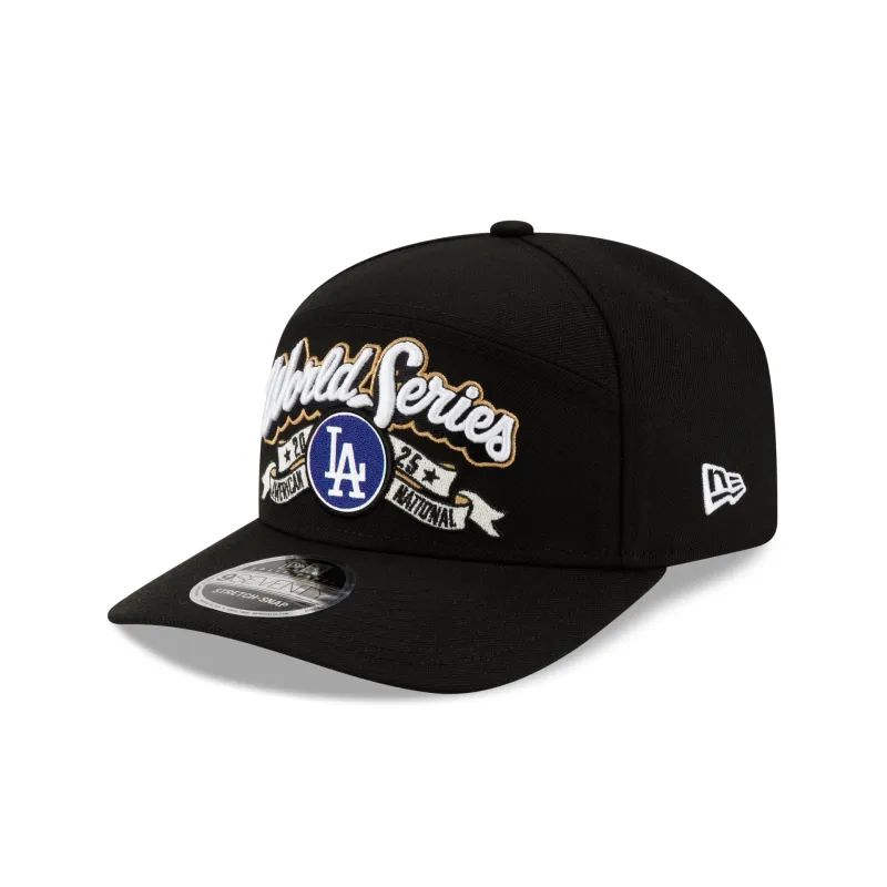 Los Angeles Dodgers 2025 League Championship Series Locker Room Split Panel 9SEVENTY Stretch-Snap Hat sold by New Era