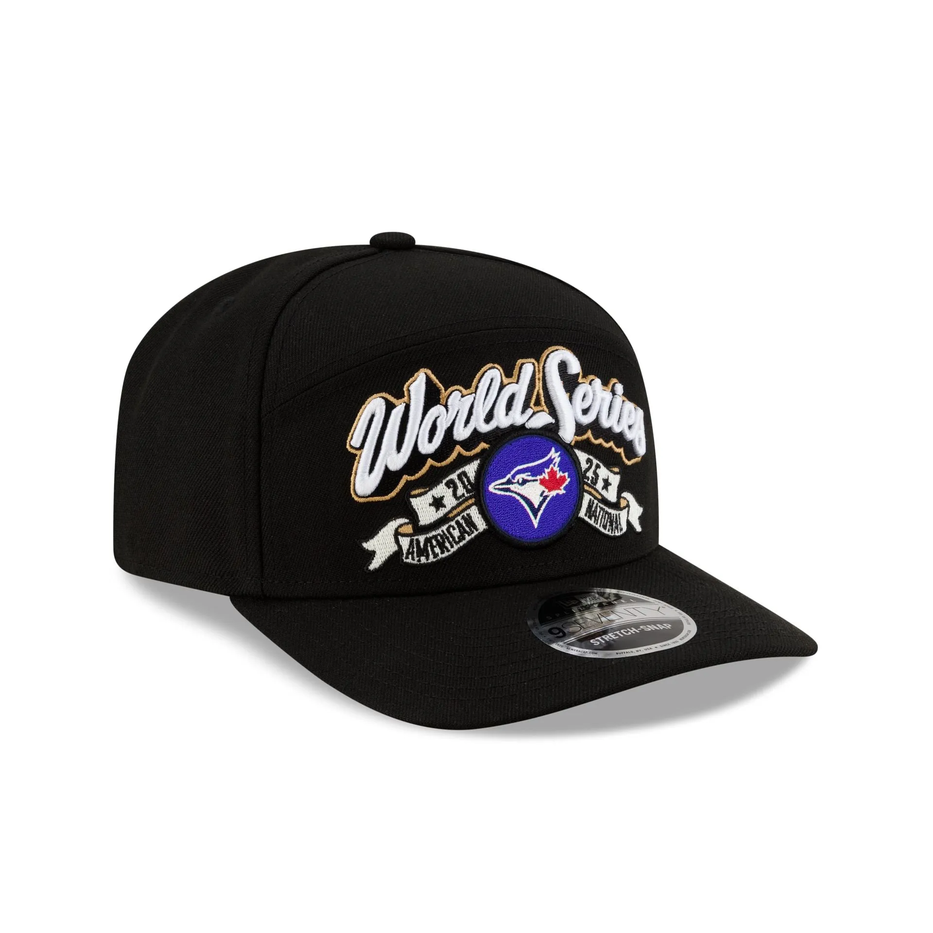 Toronto Blue Jays 2025 League Championship Series Locker Room Split Panel 9SEVENTY Stretch-Snap Hat sold by New Era product image thumbnail 3