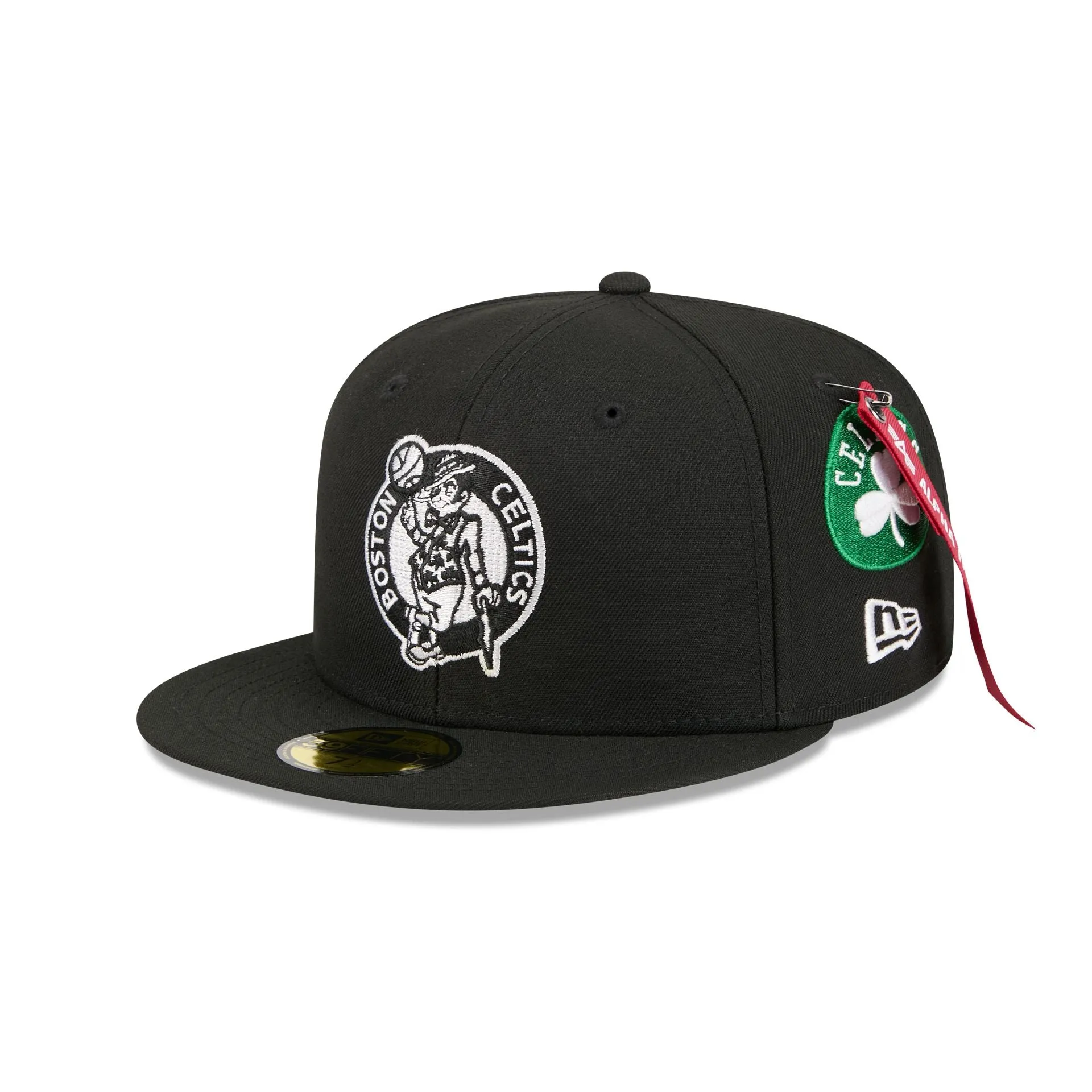 Alpha Industries x Boston Celtics Black 59FIFTY Fitted Hat sold by New Era