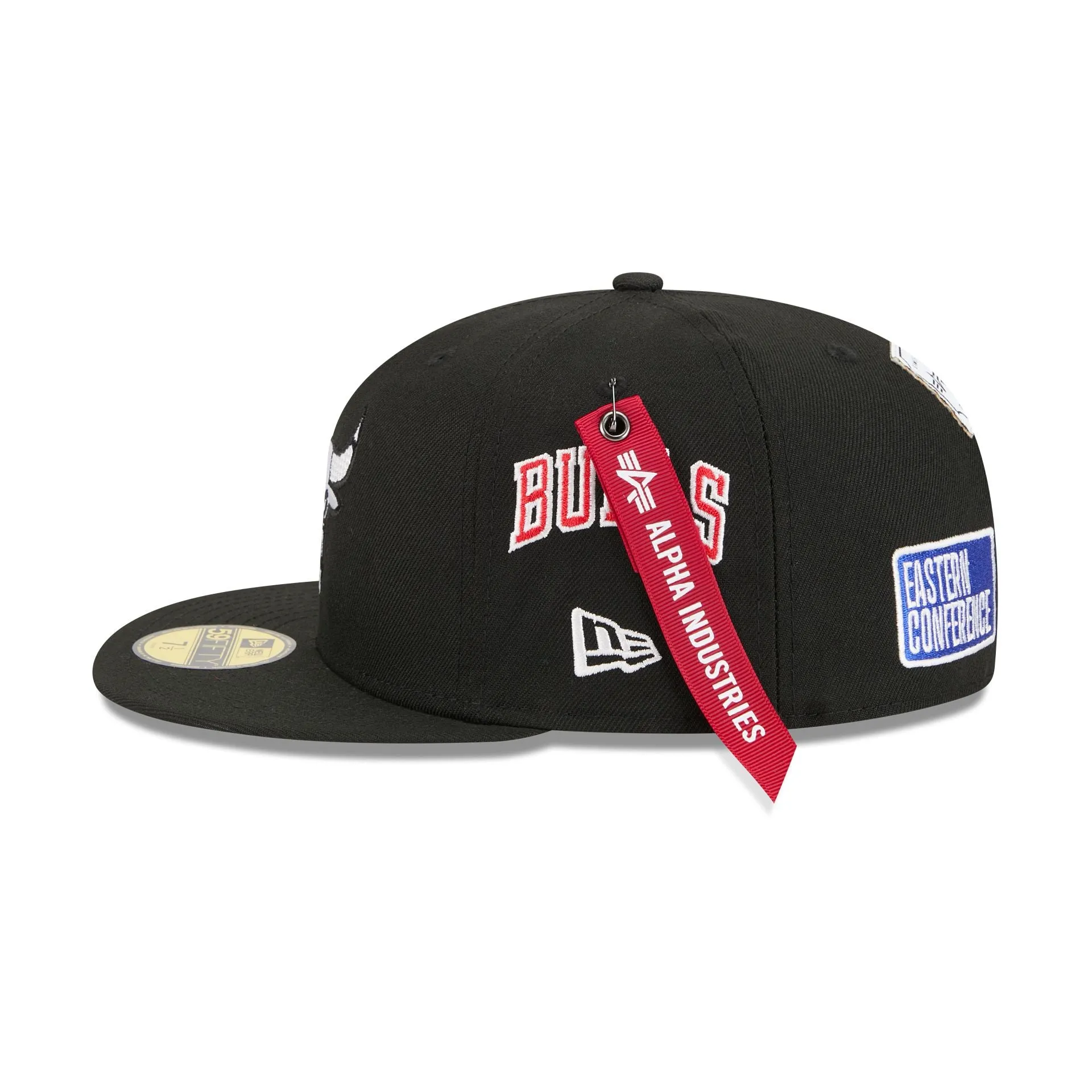 Alpha Industries x Chicago Bulls Black 59FIFTY Fitted Hat sold by New Era product image thumbnail 4