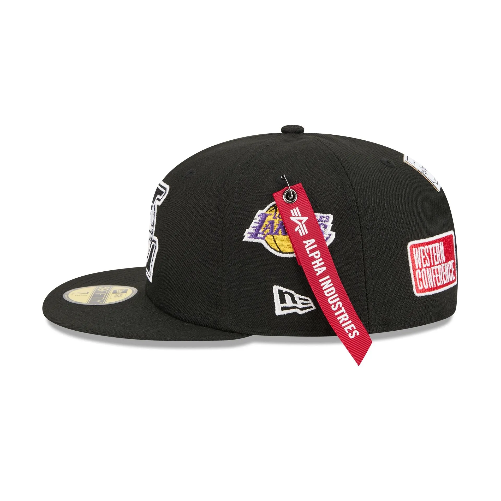 Alpha Industries x Los Angeles Lakers Black 59FIFTY Fitted Hat sold by New Era product image thumbnail 4
