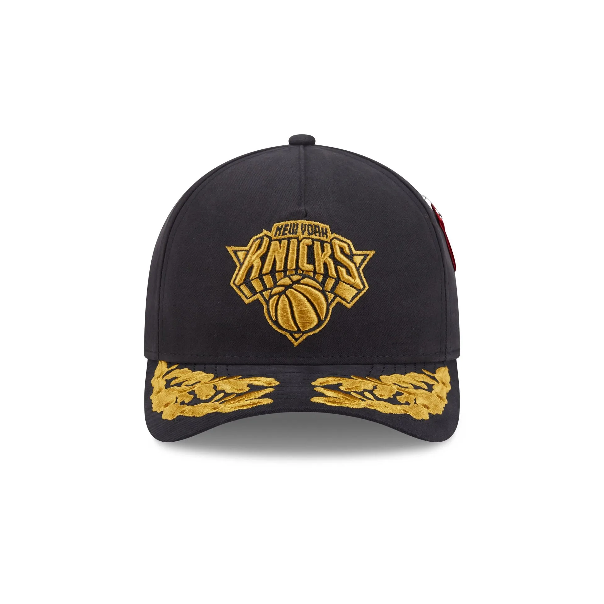 Alpha Industries x New York Knicks Black 9FORTY M-Crown A-Frame Snapback Hat sold by New Era product image thumbnail 2