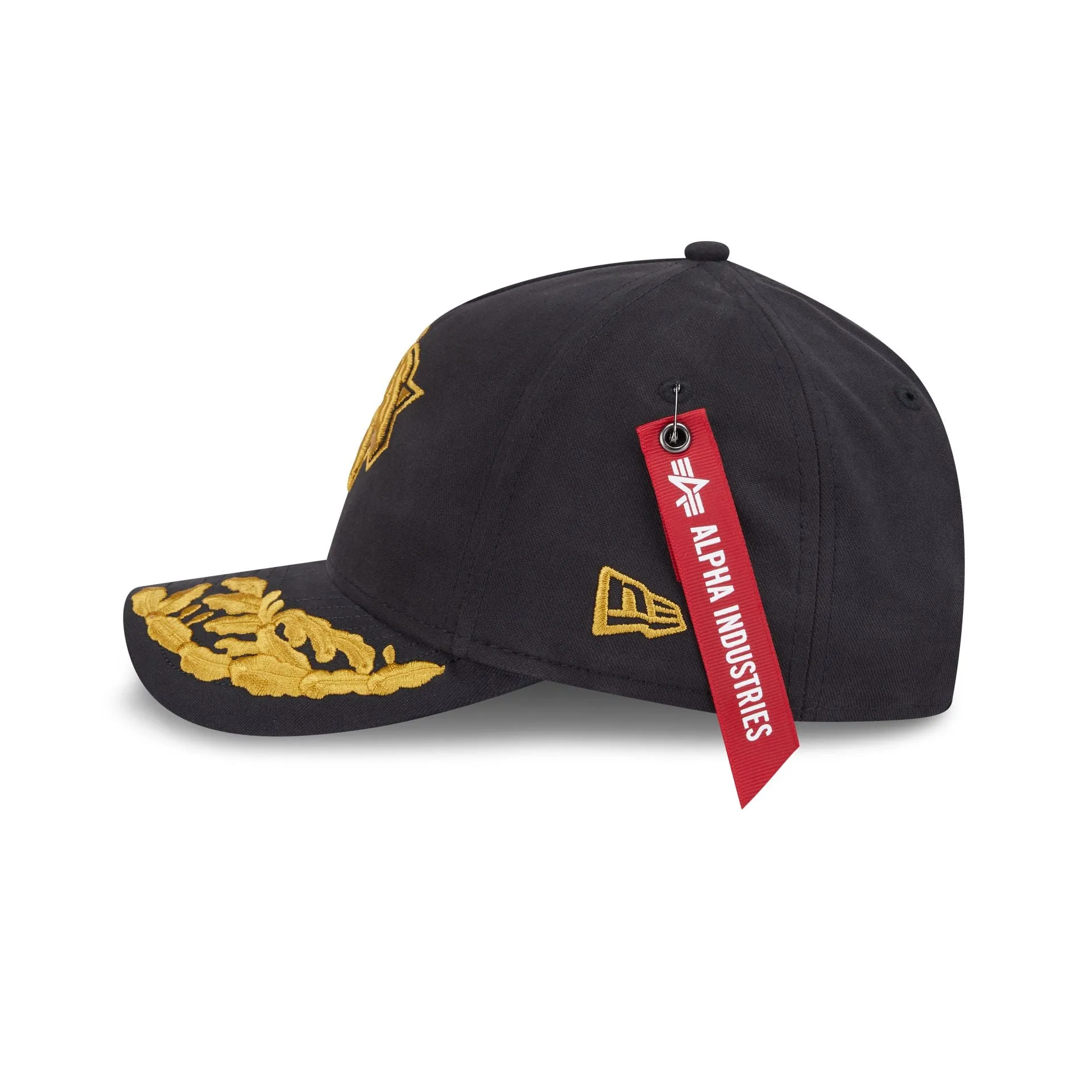 Alpha Industries x New York Knicks Black 9FORTY M-Crown A-Frame Snapback Hat sold by New Era product image thumbnail 4
