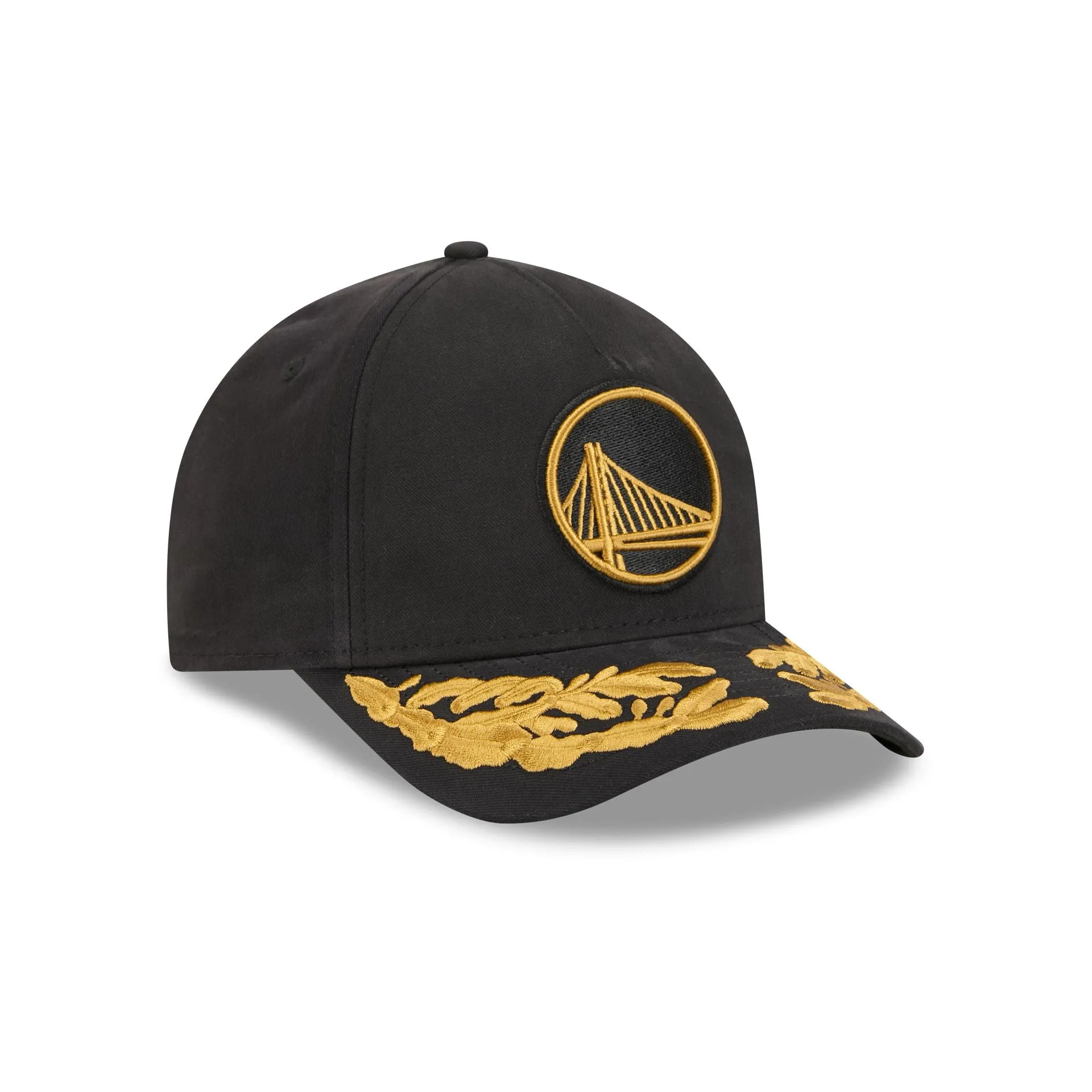 Alpha Industries x Golden State Warriors Black 9FORTY M-Crown A-Frame Snapback Hat sold by New Era product image thumbnail 3