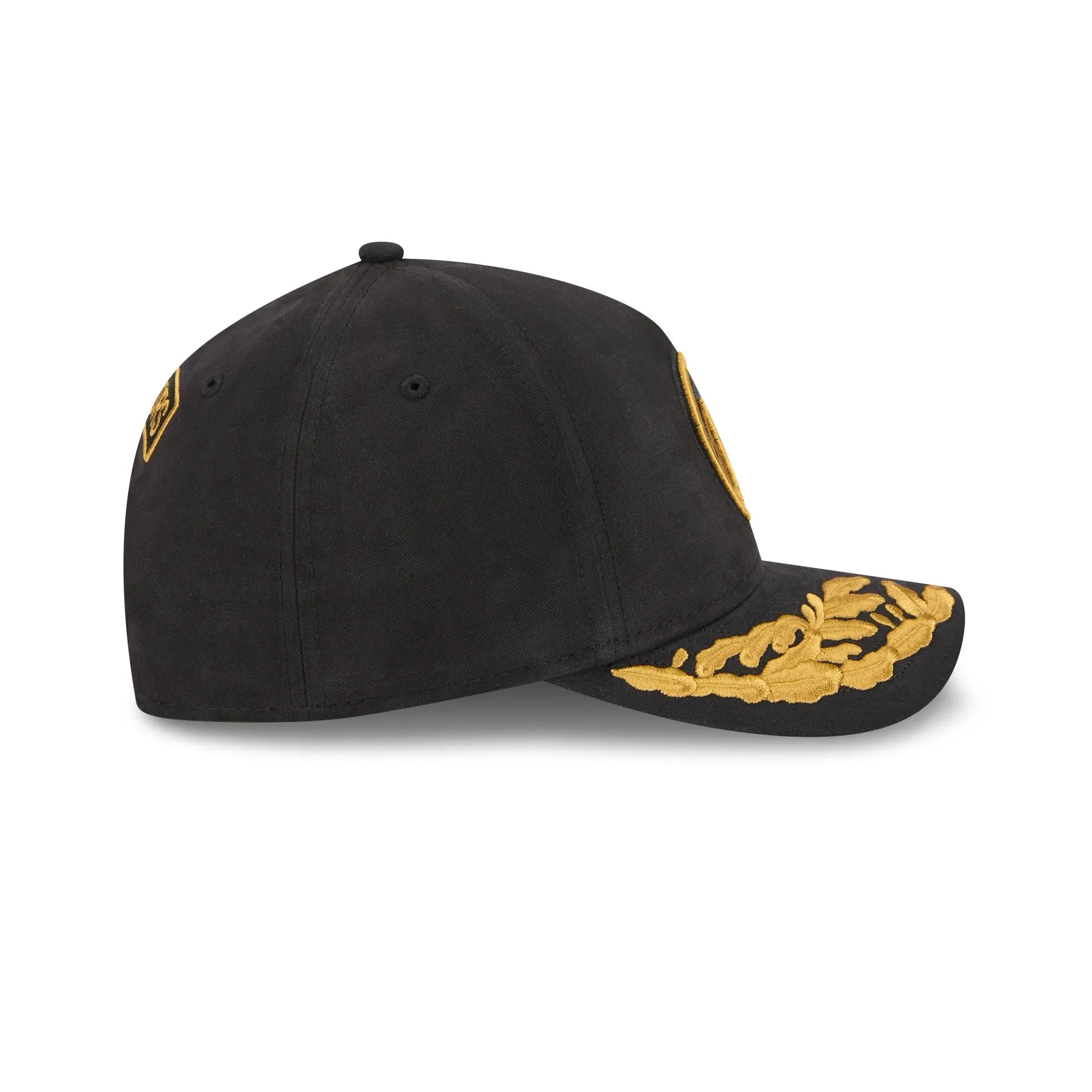 Alpha Industries x Golden State Warriors Black 9FORTY M-Crown A-Frame Snapback Hat sold by New Era product image thumbnail 5