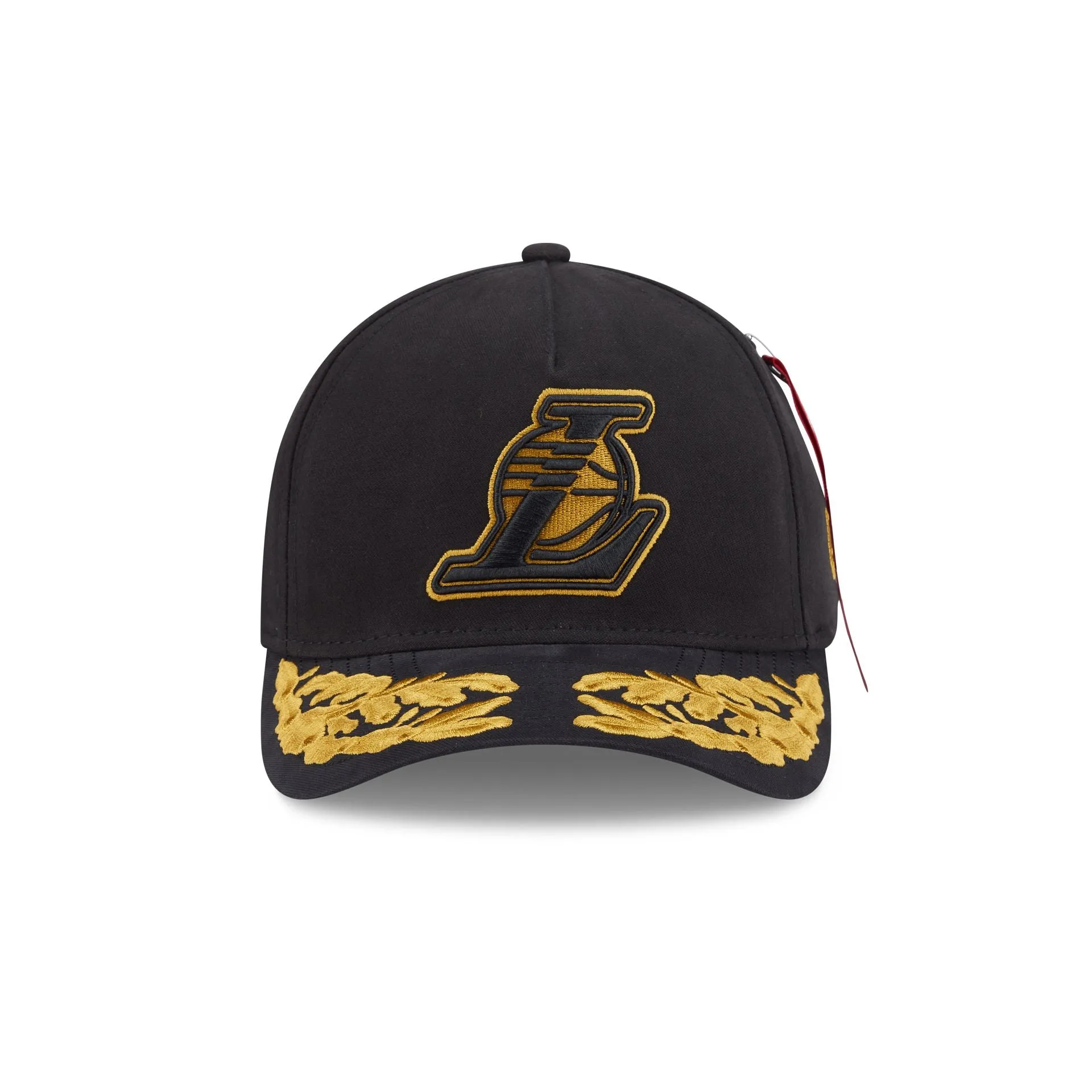 Alpha Industries x Los Angeles Lakers Black 9FORTY M-Crown A-Frame Snapback Hat sold by New Era product image thumbnail 2