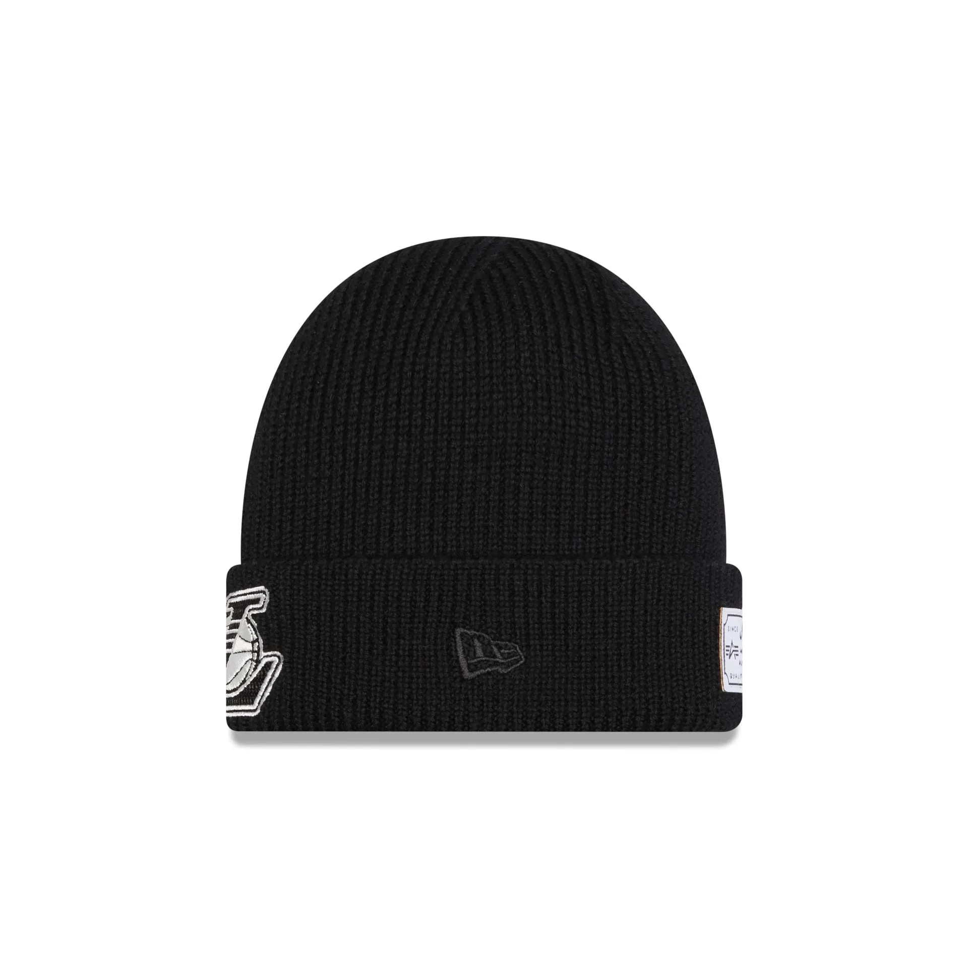 Alpha Industries x Los Angeles Lakers Black Cuff Knit Hat sold by New Era product image thumbnail 2