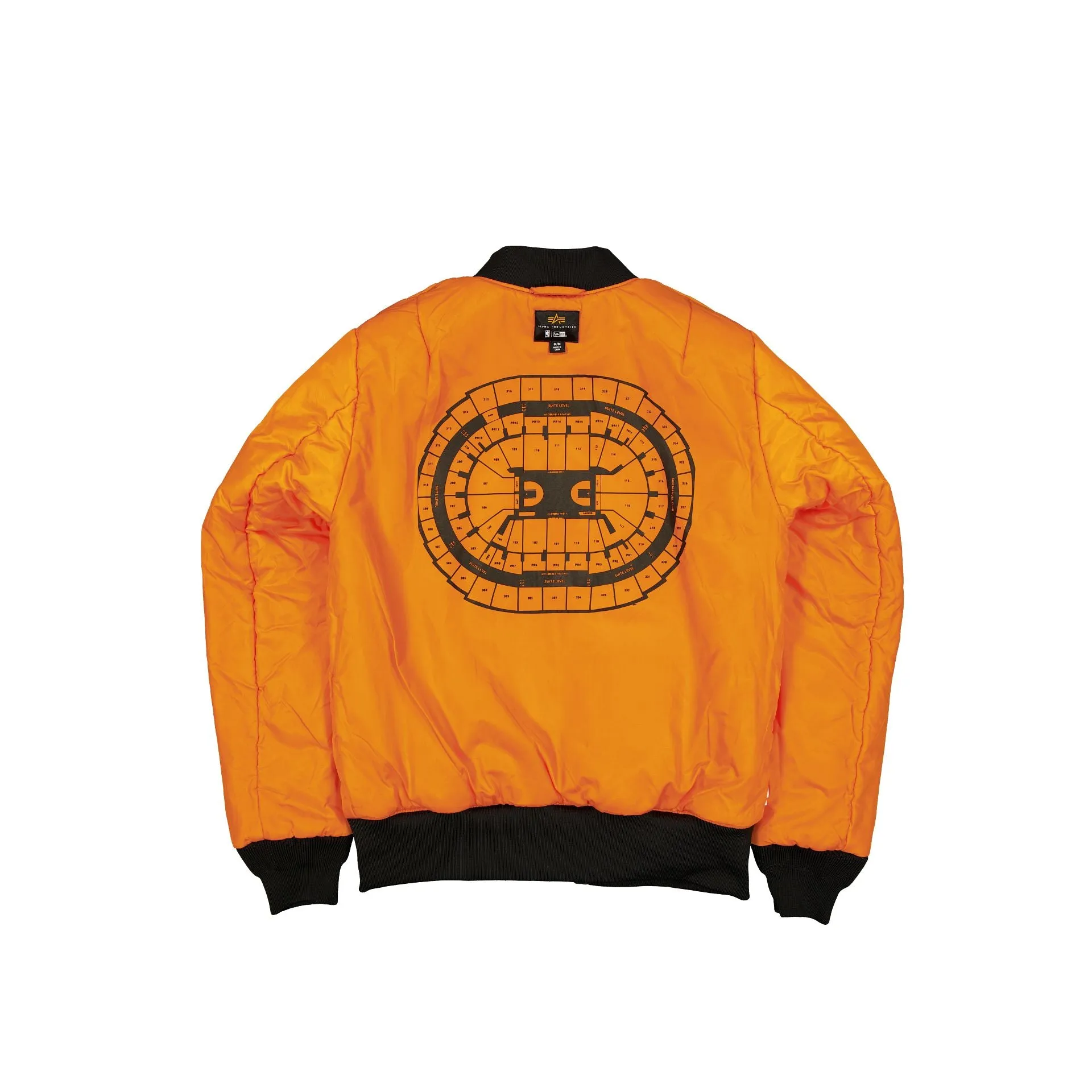 Alpha Industries x Los Angeles Lakers Black Camo MA-1 Bomber Jacket sold by New Era product image thumbnail 3