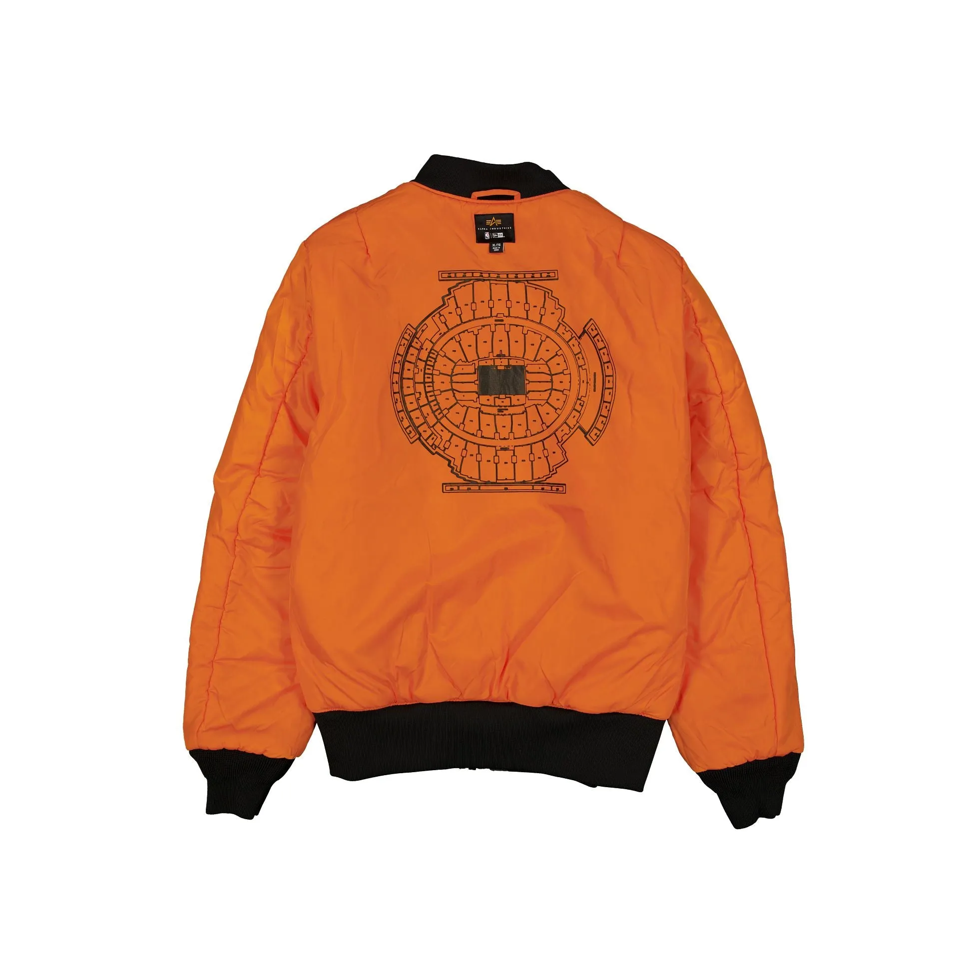 Alpha Industries x New York Knicks Black Camo MA-1 Bomber Jacket sold by New Era product image thumbnail 3