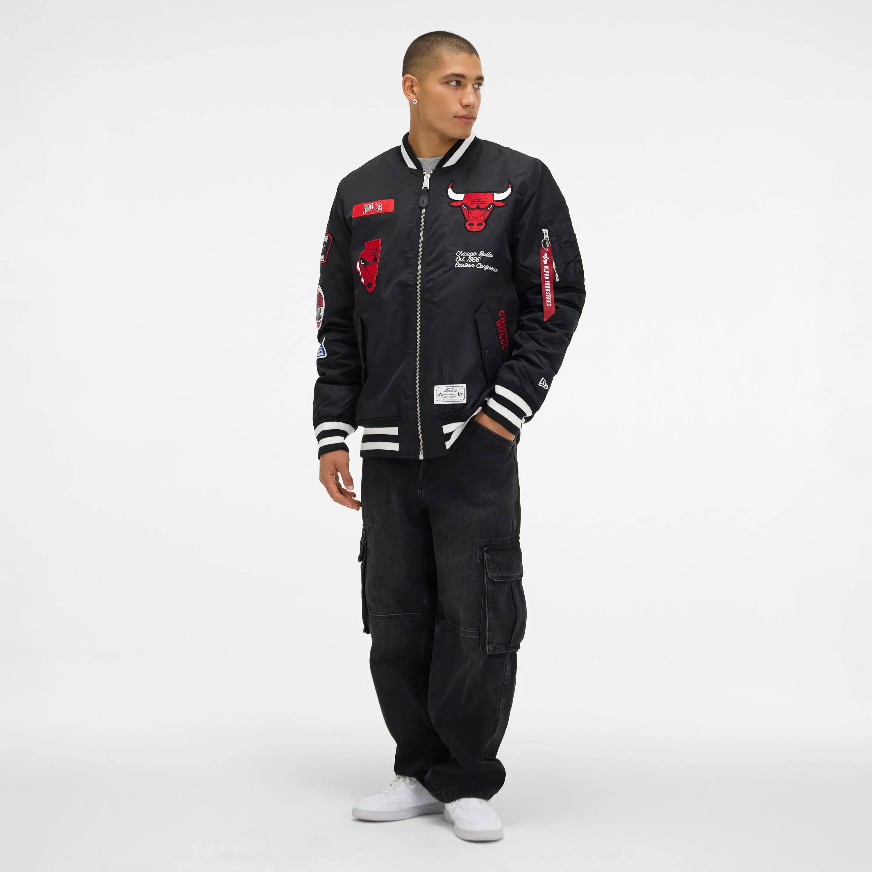 Alpha Industries x Boston Celtics Green MA-1 Bomber Jacket sold by New Era product image thumbnail 5