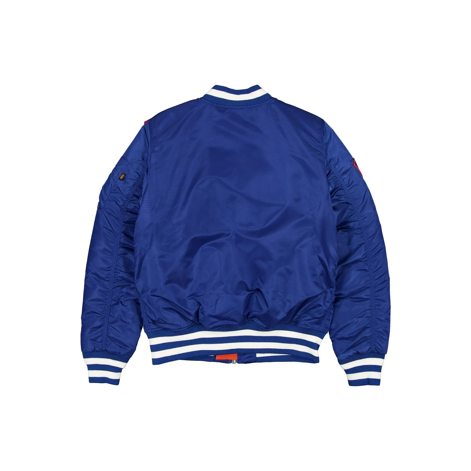 Alpha Industries x New York Knicks Blue MA-1 Bomber Jacket sold by New Era product image thumbnail 3
