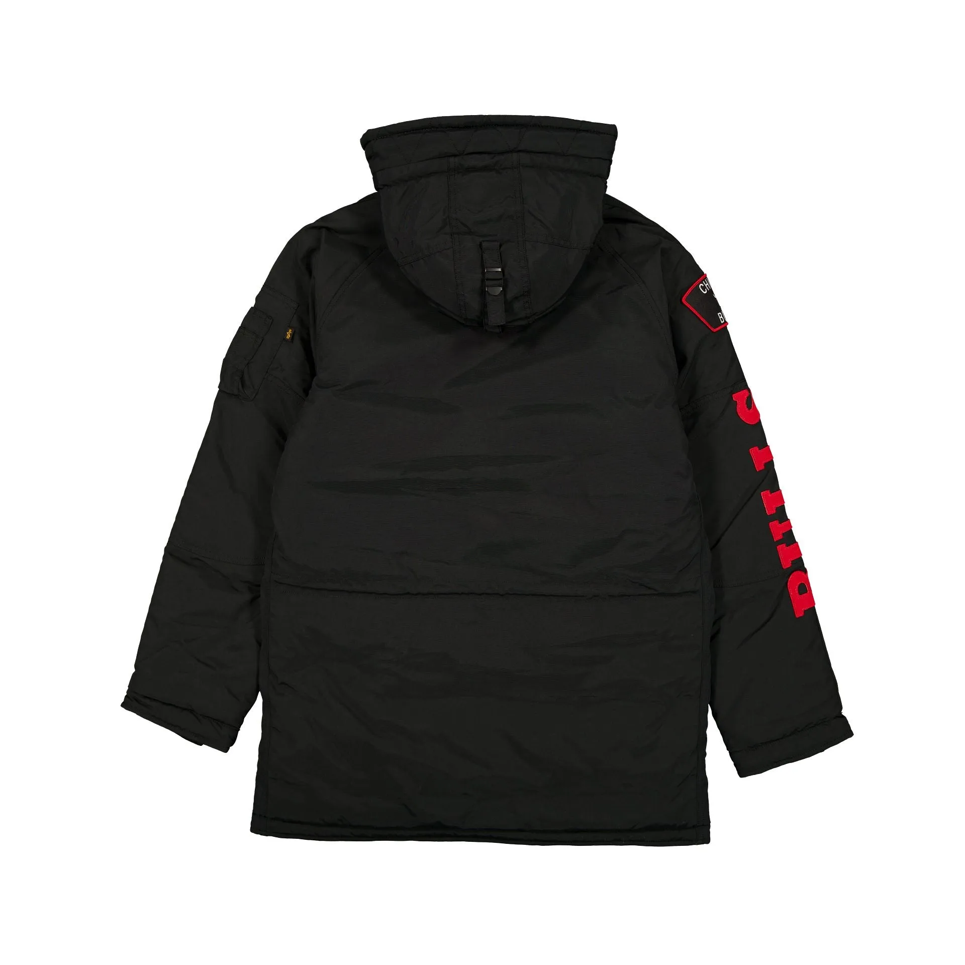 Alpha Industries x Chicago Bulls Black N-3B Parka Jacket sold by New Era product image thumbnail 3