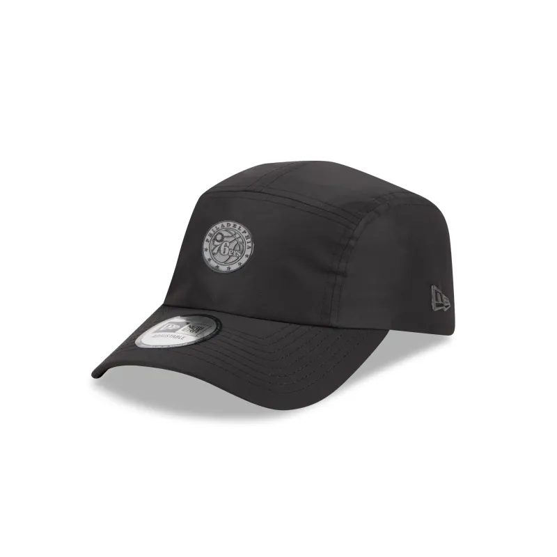 Alpha Industries x Philadelphia 76ers Black Runner Adjustable Hat sold by New Era