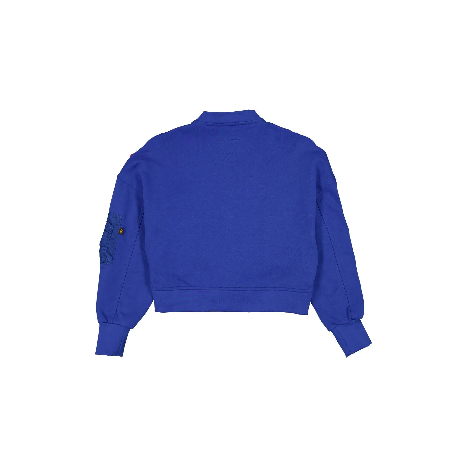 Alpha Industries x New York Knicks Blue Women's Full Zip Cropped Fleece Jacket sold by New Era product image thumbnail 3