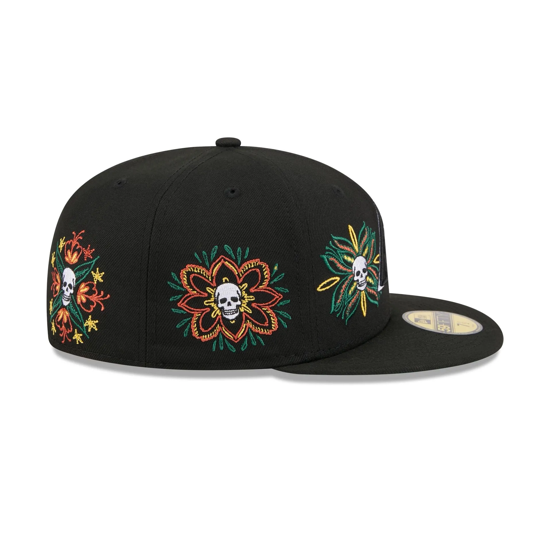Arizona Diamondbacks Day of the Dead Skull & Flowers 59FIFTY Fitted Hat sold by New Era product image thumbnail 4