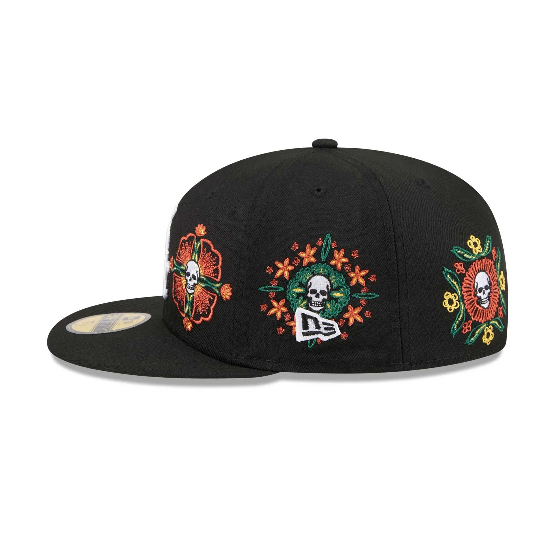 Chicago White Sox Day of the Dead Skull & Flowers 59FIFTY Fitted Hat sold by New Era product image thumbnail 5
