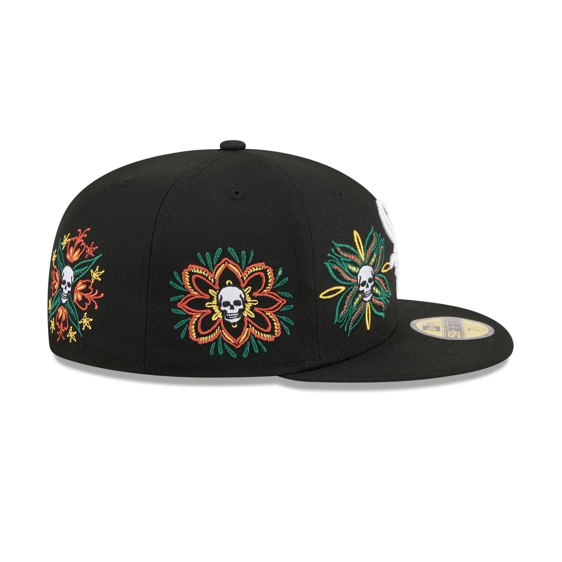Chicago White Sox Day of the Dead Skull & Flowers 59FIFTY Fitted Hat sold by New Era product image thumbnail 4