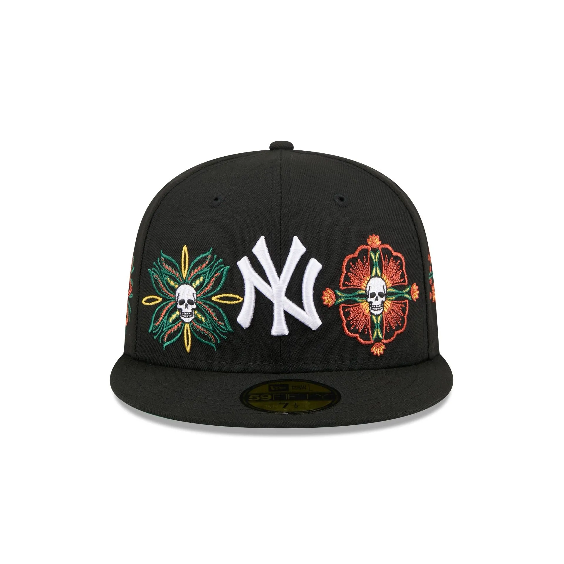 New York Yankees Day of the Dead Skull & Flowers 59FIFTY Fitted Hat sold by New Era product image thumbnail 2