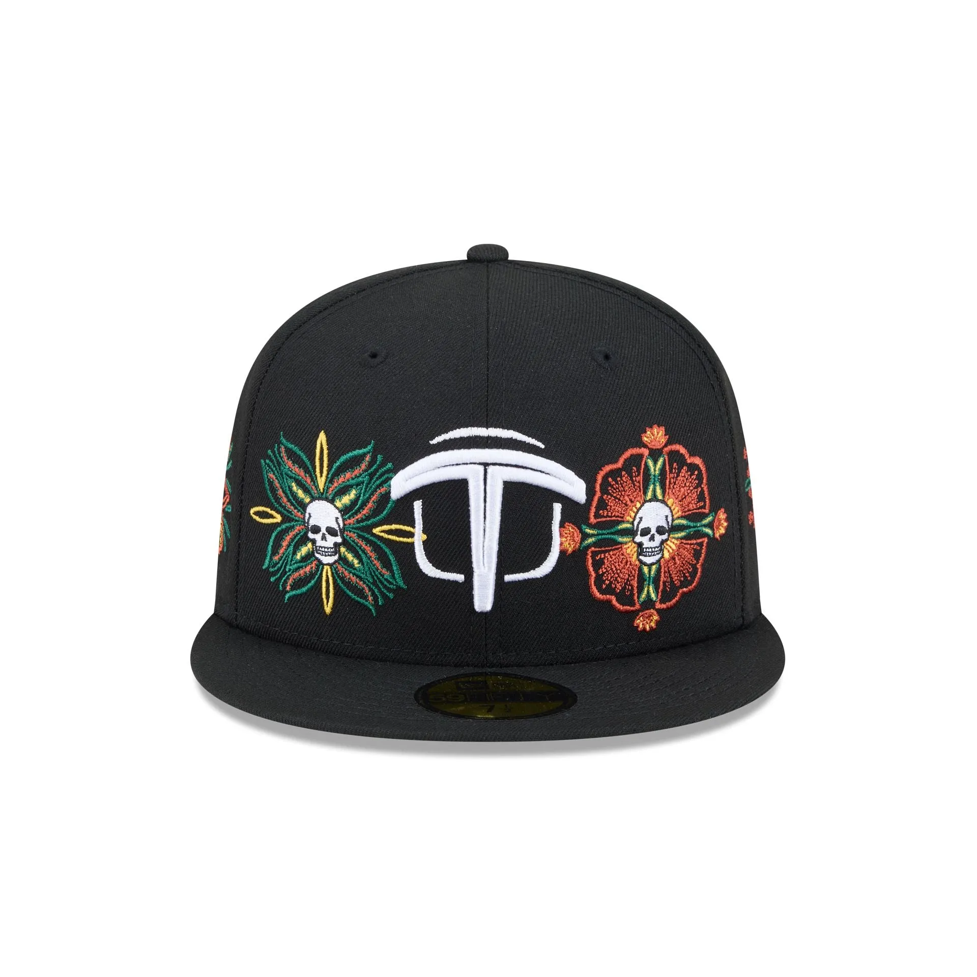Olmecas de Tabasco Day of the Dead Skull & Flowers 59FIFTY Fitted Hat sold by New Era product image thumbnail 2