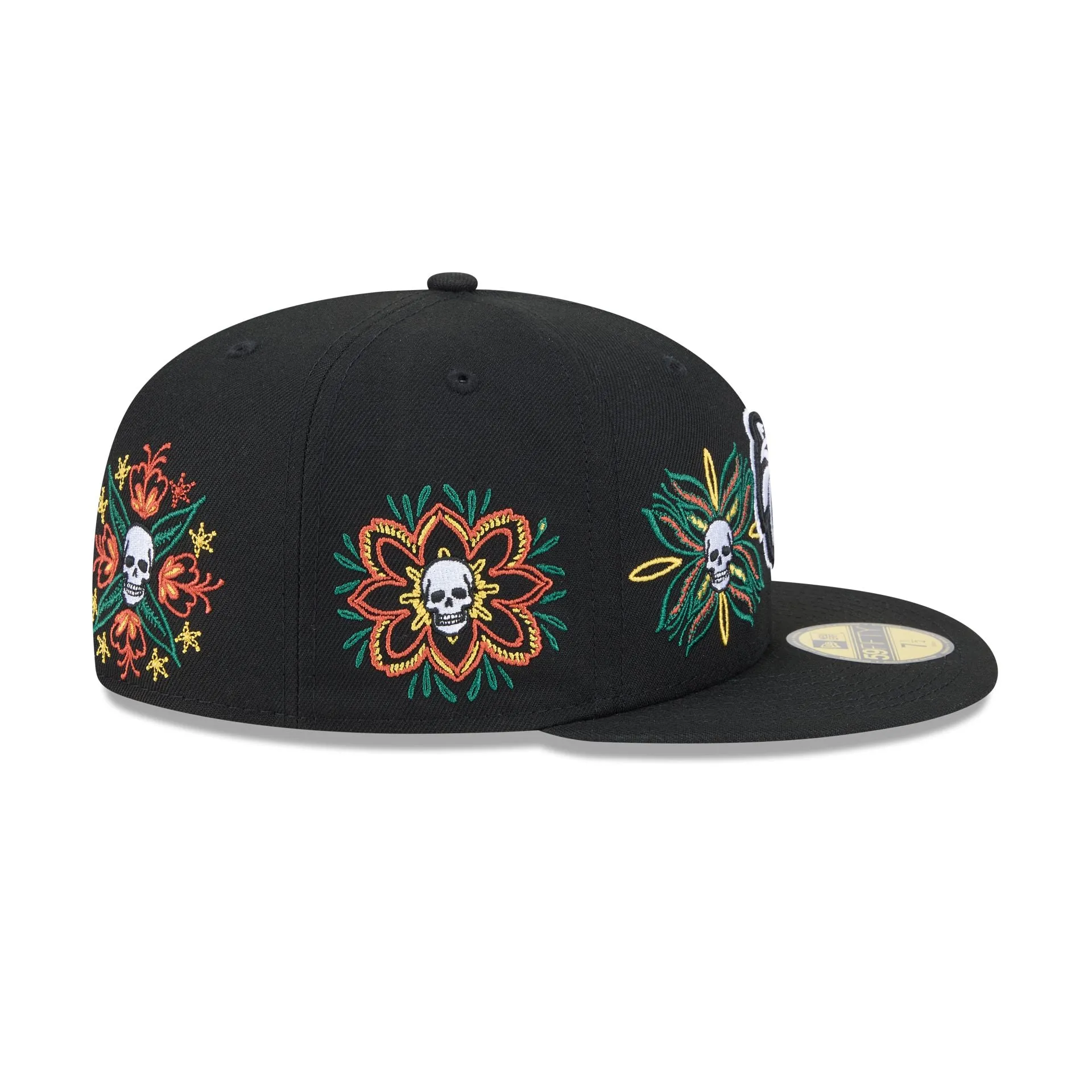 Tigres de Quintana Roo Day of the Dead Skull & Flowers 59FIFTY Fitted Hat sold by New Era product image thumbnail 4