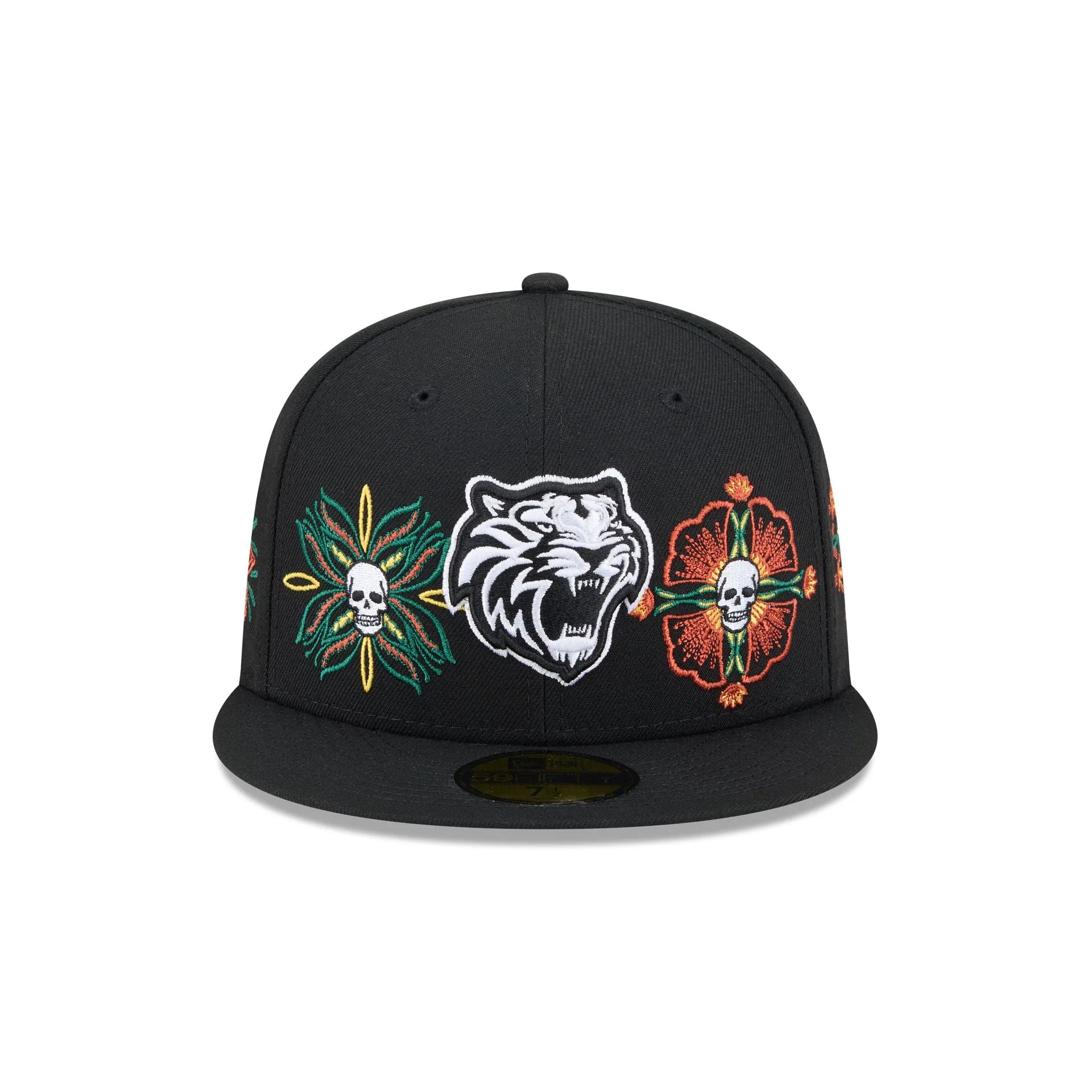Tigres de Quintana Roo Day of the Dead Skull & Flowers 59FIFTY Fitted Hat sold by New Era product image thumbnail 2