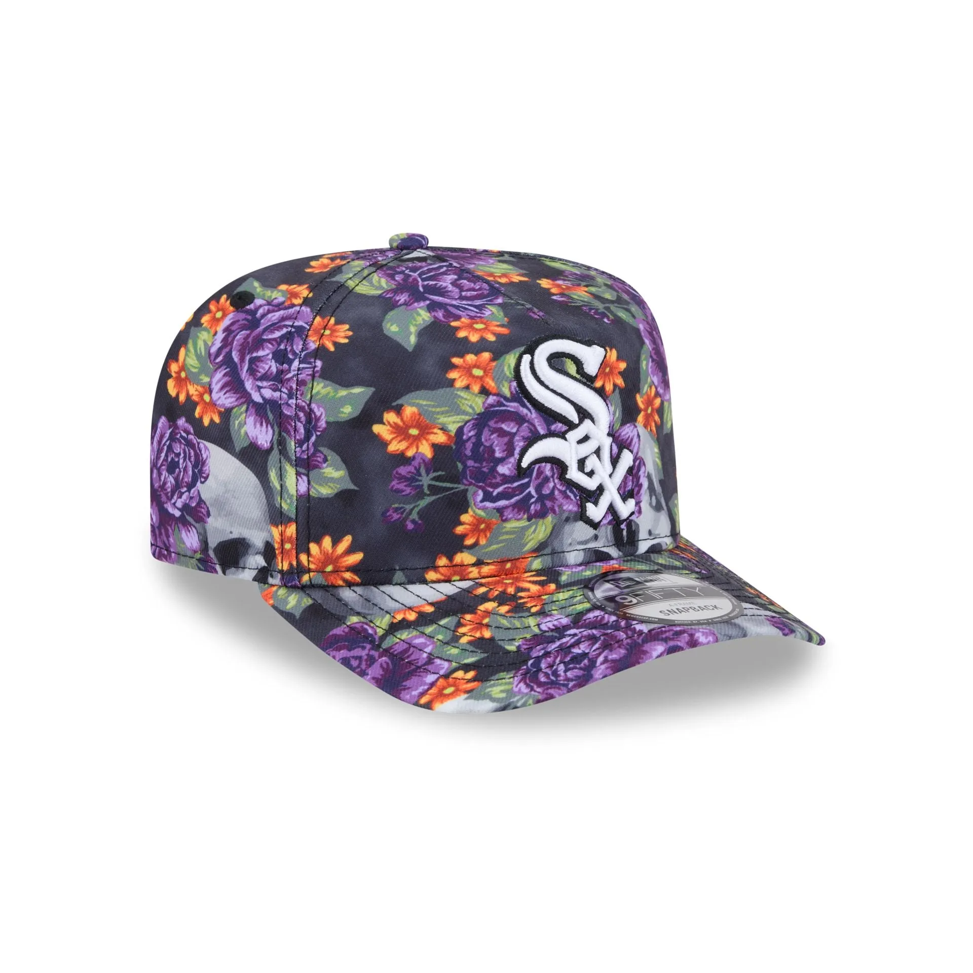 Chicago White Sox Day of the Dead Skull & Roses 9FIFTY A-Frame Snapback sold by New Era product image thumbnail 3
