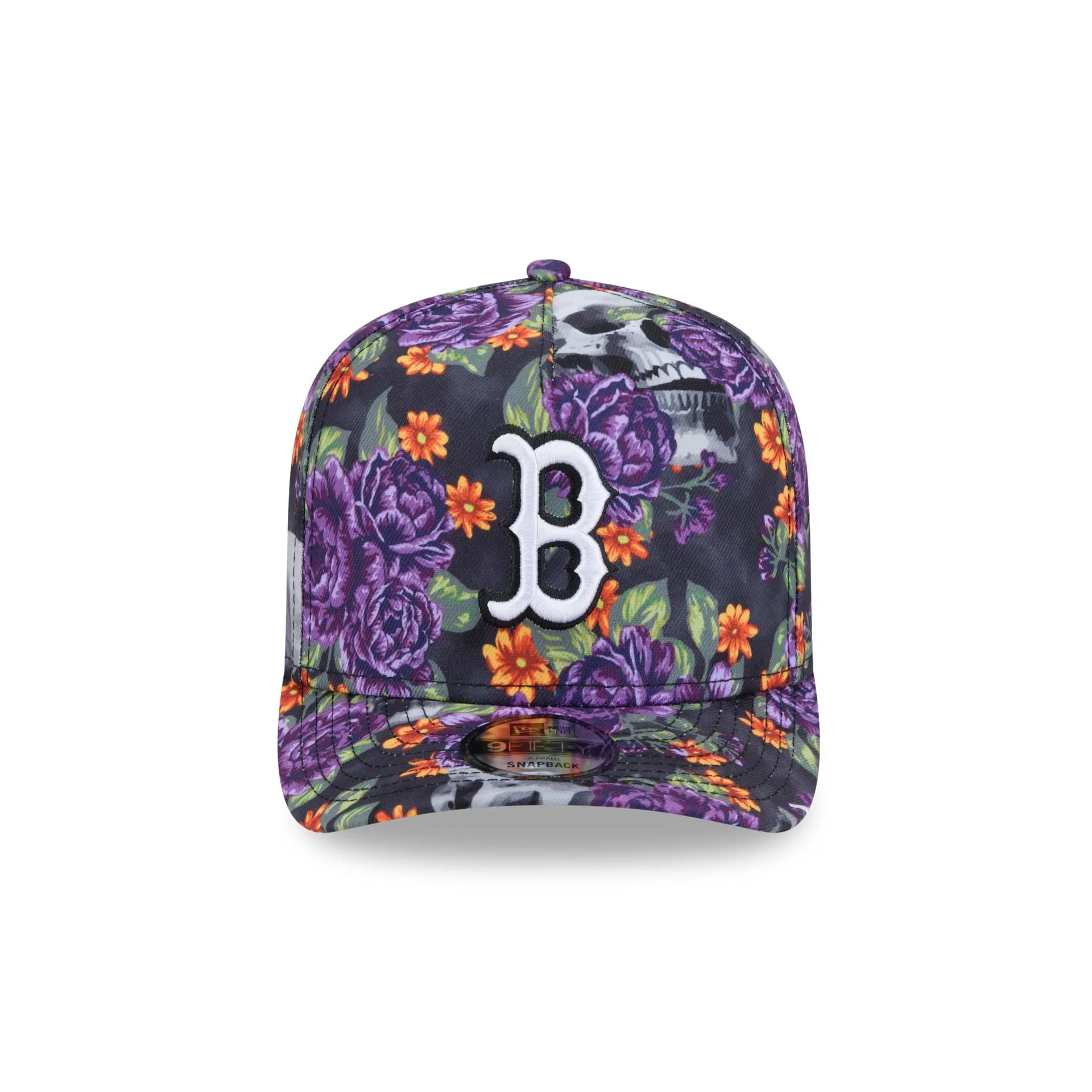Boston Red Sox Day of the Dead Skull & Roses 9FIFTY A-Frame Snapback sold by New Era product image thumbnail 2