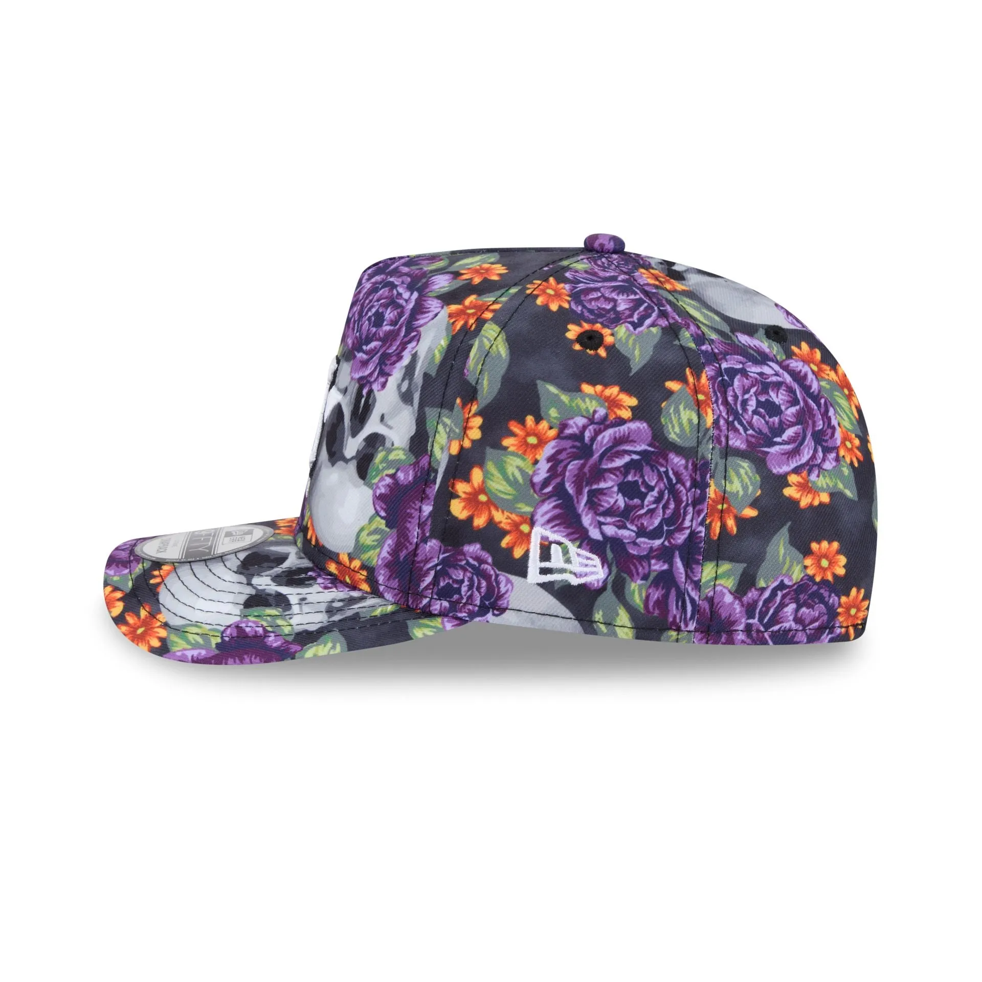 Houston Astros Day of the Dead Skull & Roses 9FIFTY A-Frame Snapback sold by New Era product image thumbnail 4