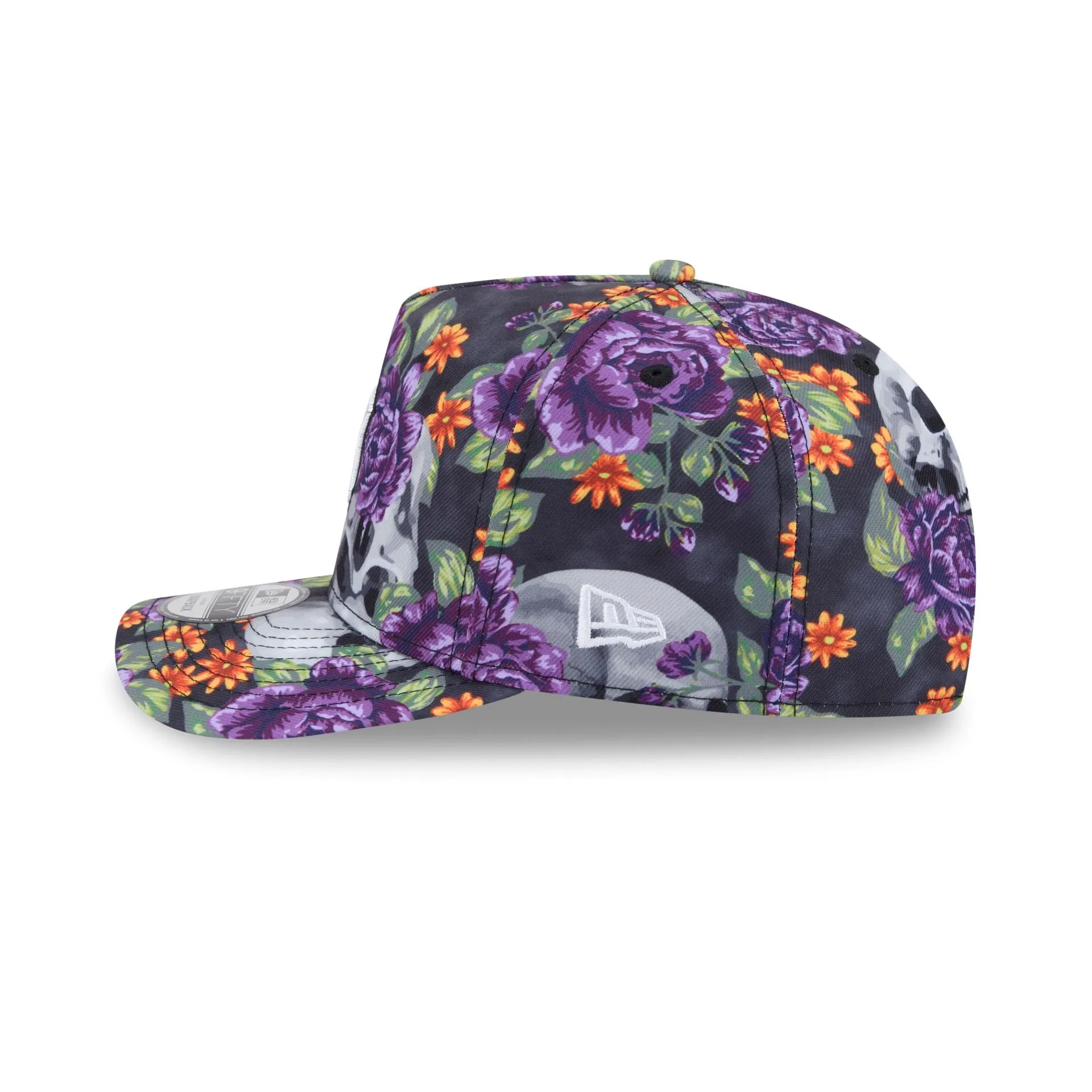Detroit Tigers Day of the Dead Skull & Roses 9FIFTY A-Frame Snapback sold by New Era product image thumbnail 4