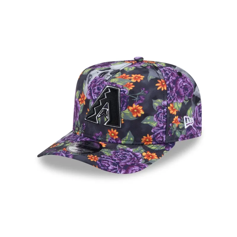 Arizona Diamondbacks Day of the Dead Skull & Roses 9FIFTY A-Frame Snapback sold by New Era