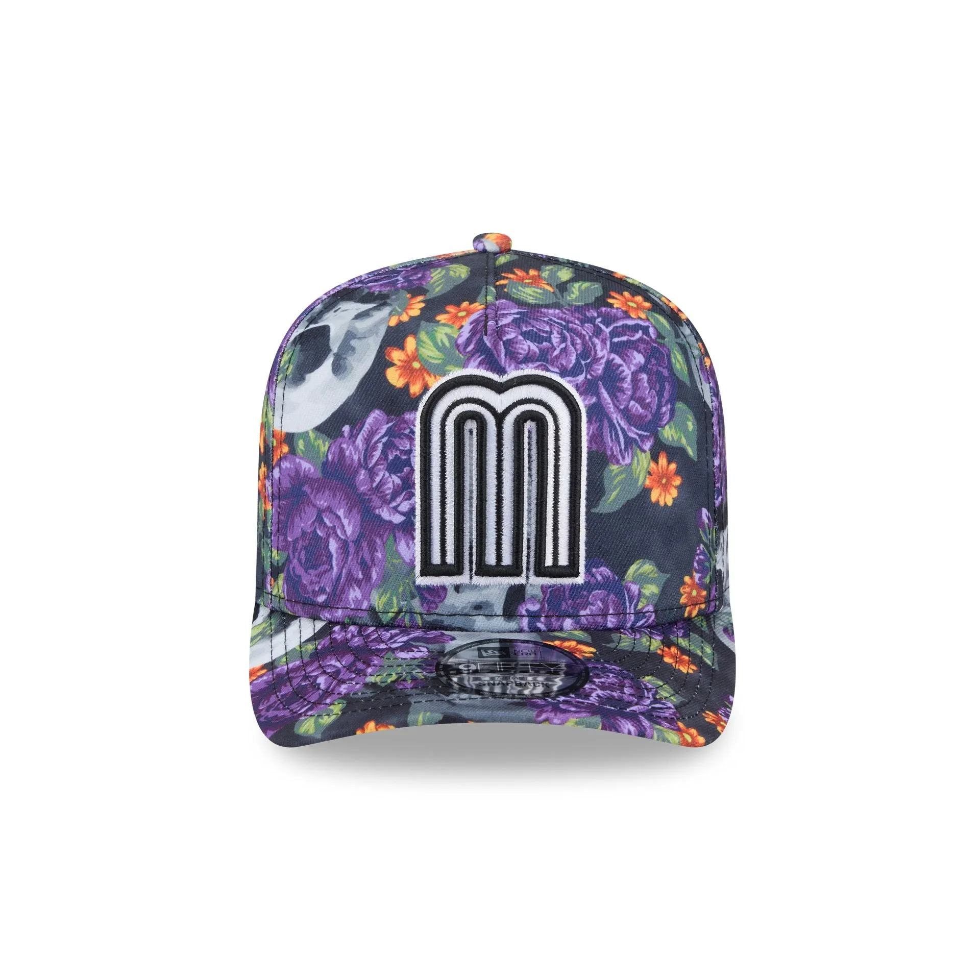 Mexico Baseball Day of the Dead Skull & Roses 9FIFTY A-Frame Snapback sold by New Era product image thumbnail 2