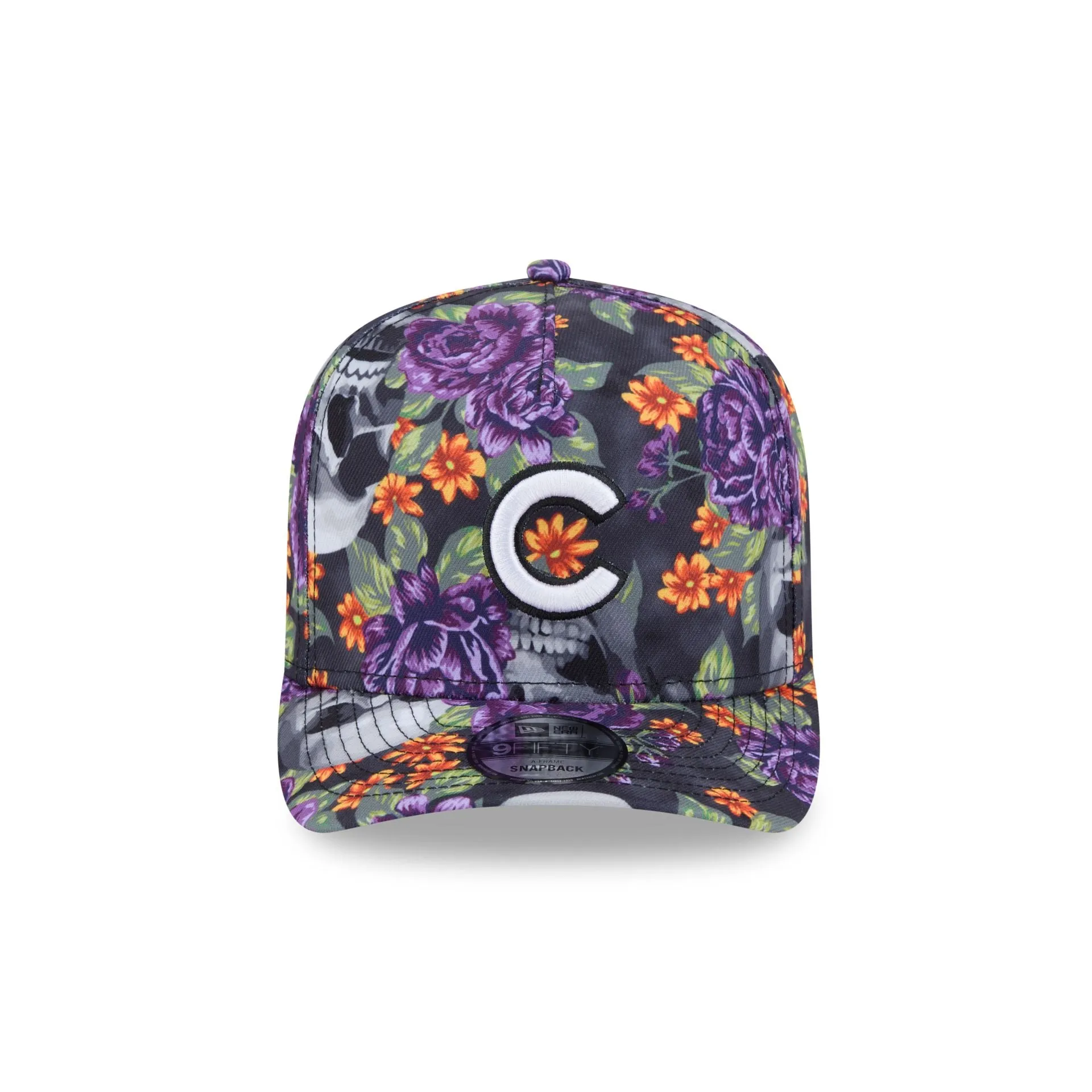 Chicago Cubs Day of the Dead Skull & Roses 9FIFTY A-Frame Snapback sold by New Era product image thumbnail 2