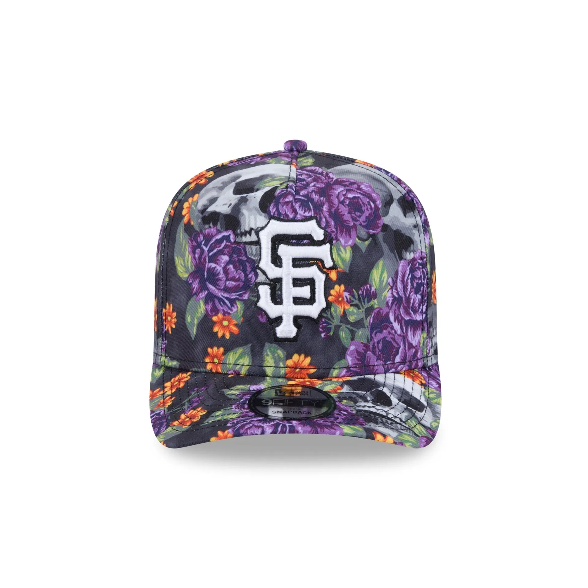 San Francisco Giants Day of the Dead Skull & Roses 9FIFTY A-Frame Snapback sold by New Era product image thumbnail 2