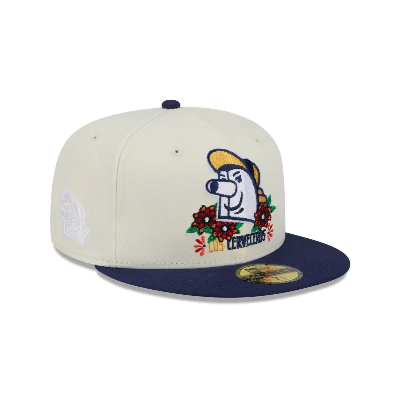 Milwaukee Brewers Day of the Dead Sugar Skull Mascot 59FIFTY Fitted Hat sold by New Era
