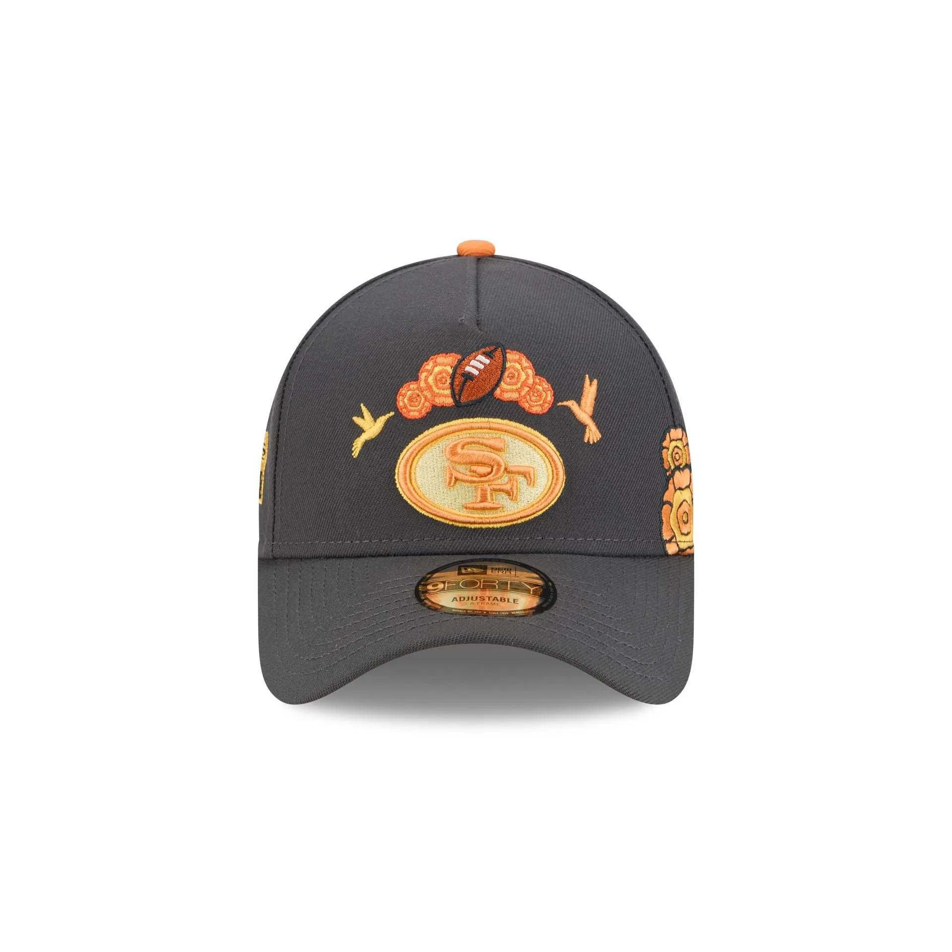 San Francisco 49ers Day of the Dead Graphite 9FORTY A-Frame Snapback Hat sold by New Era product image thumbnail 2