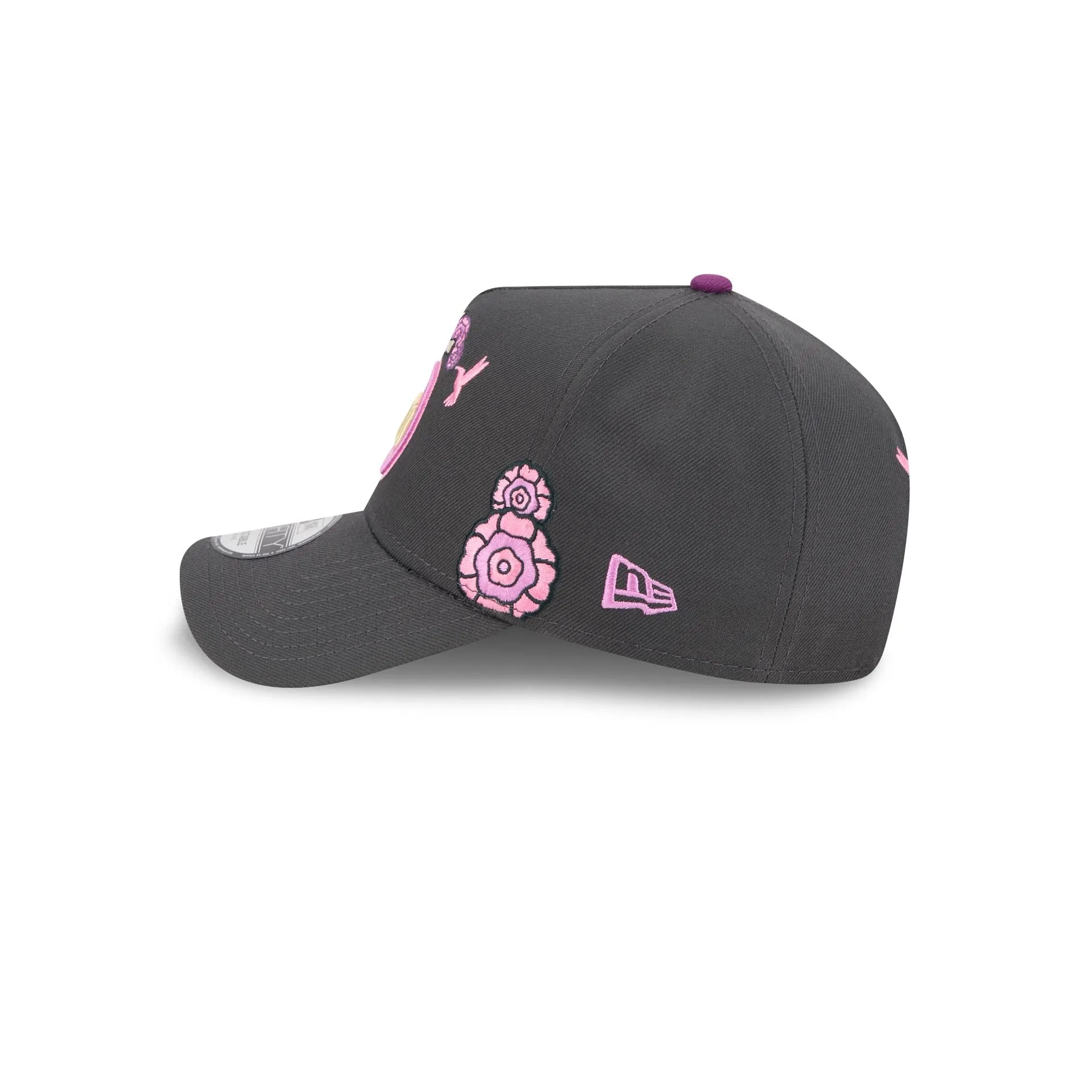 Utah Hockey Club Day of the Dead Graphite 9FORTY A-Frame Snapback Hat sold by New Era product image thumbnail 5