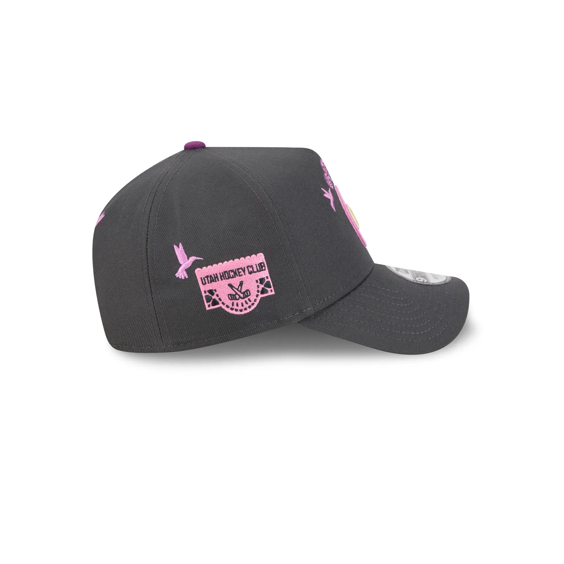 Utah Hockey Club Day of the Dead Graphite 9FORTY A-Frame Snapback Hat sold by New Era product image thumbnail 4