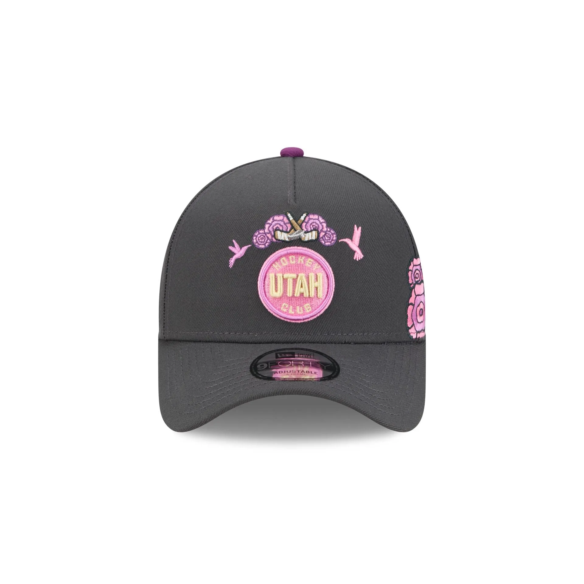 Utah Hockey Club Day of the Dead Graphite 9FORTY A-Frame Snapback Hat sold by New Era product image thumbnail 2