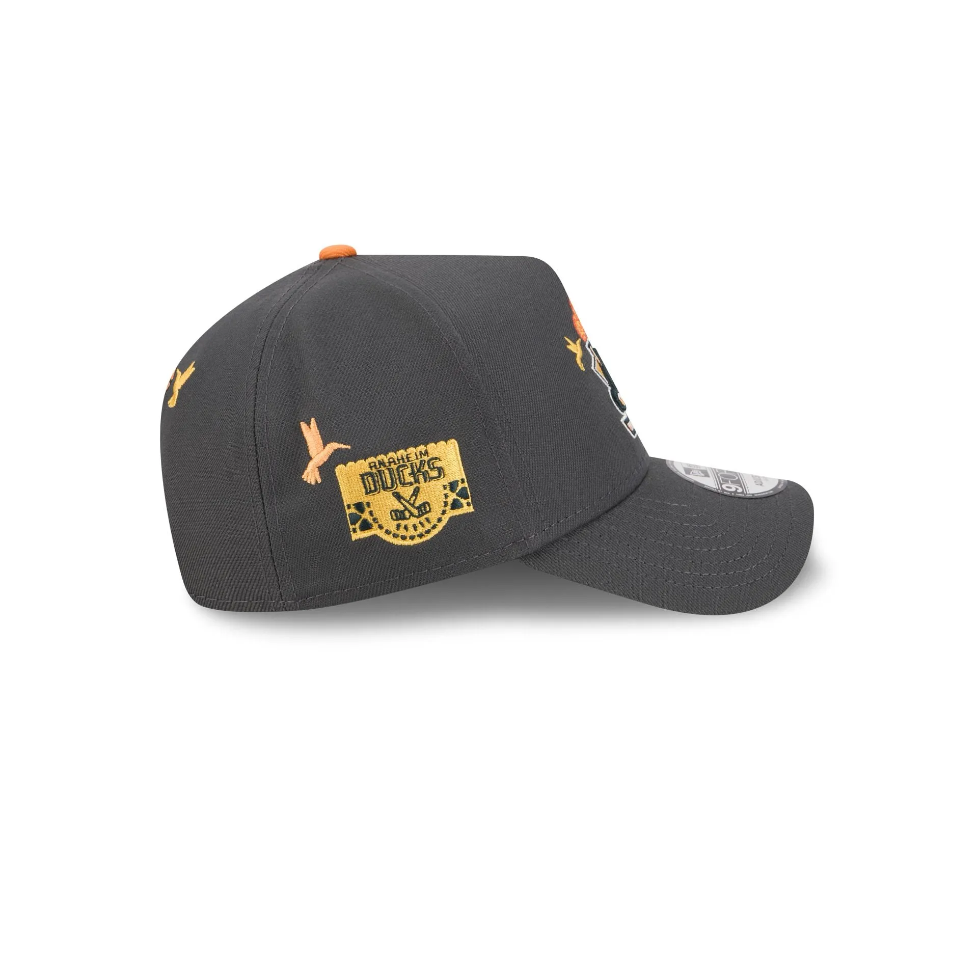 Anaheim Ducks Day of the Dead Graphite 9FORTY A-Frame Snapback Hat sold by New Era product image thumbnail 4