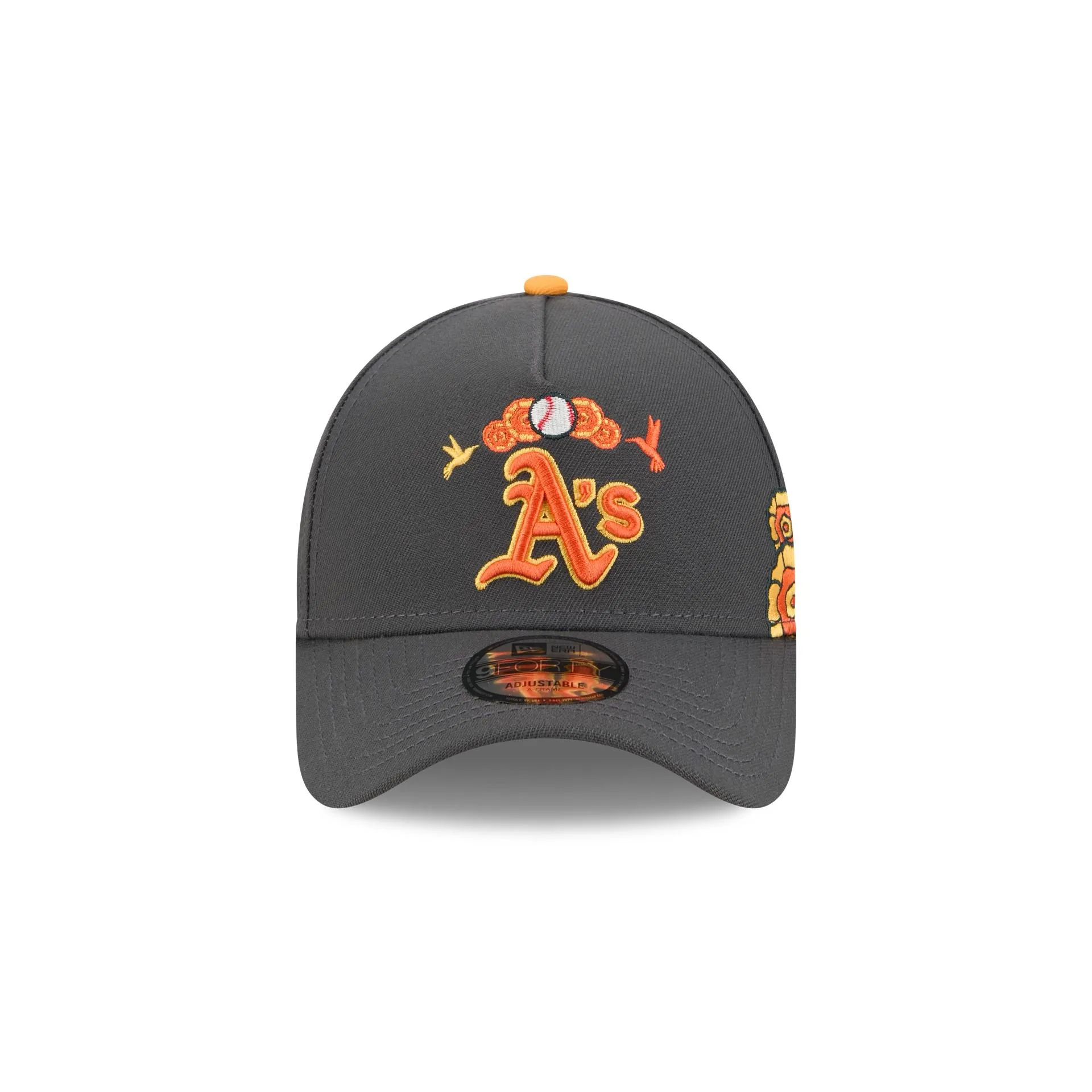 Athletics Day of the Dead Graphite 9FORTY A-Frame Snapback Hat sold by New Era product image thumbnail 2