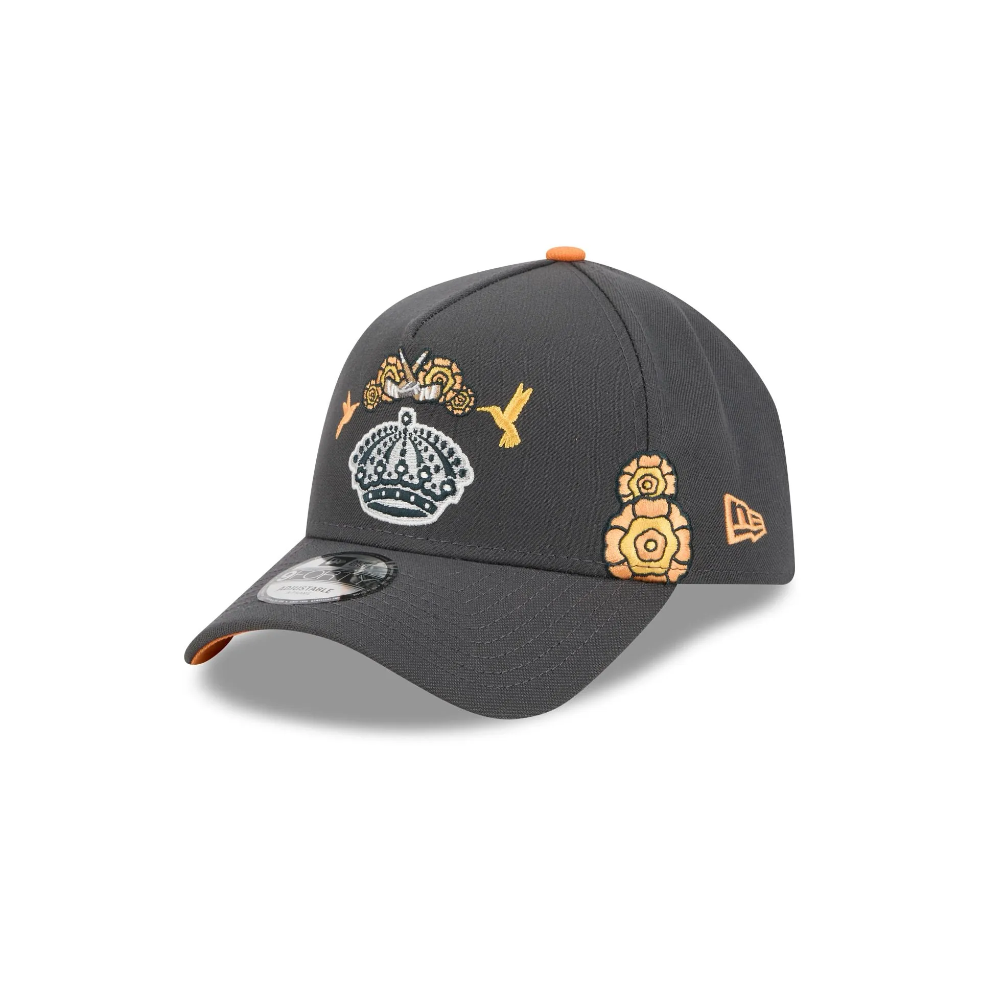Los Angeles Kings Day of the Dead Graphite 9FORTY A-Frame Snapback Hat sold by New Era product image thumbnail 3