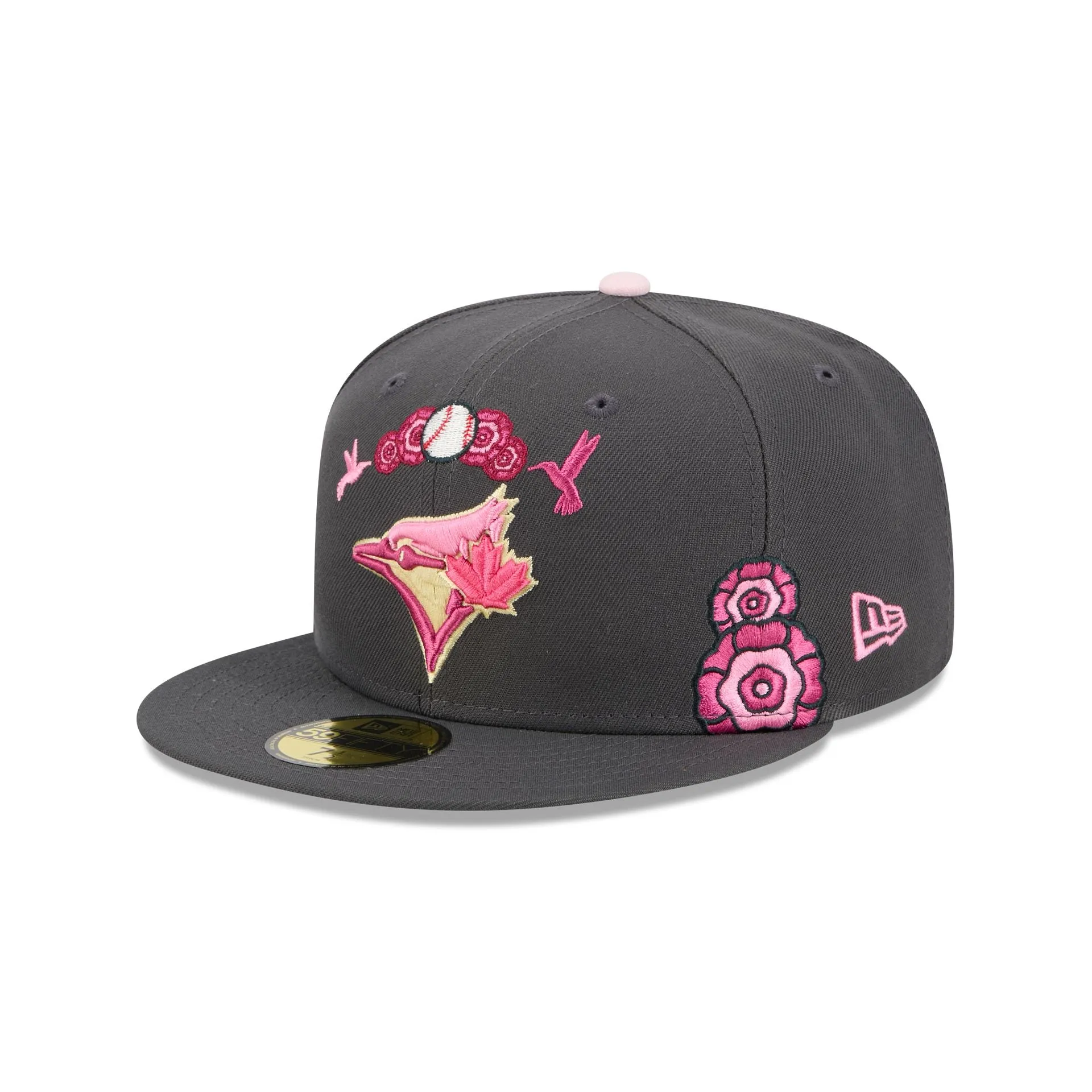 Toronto Blue Jays Day of the Dead Graphite 59FIFTY Fitted Hat sold by New Era product image thumbnail 3