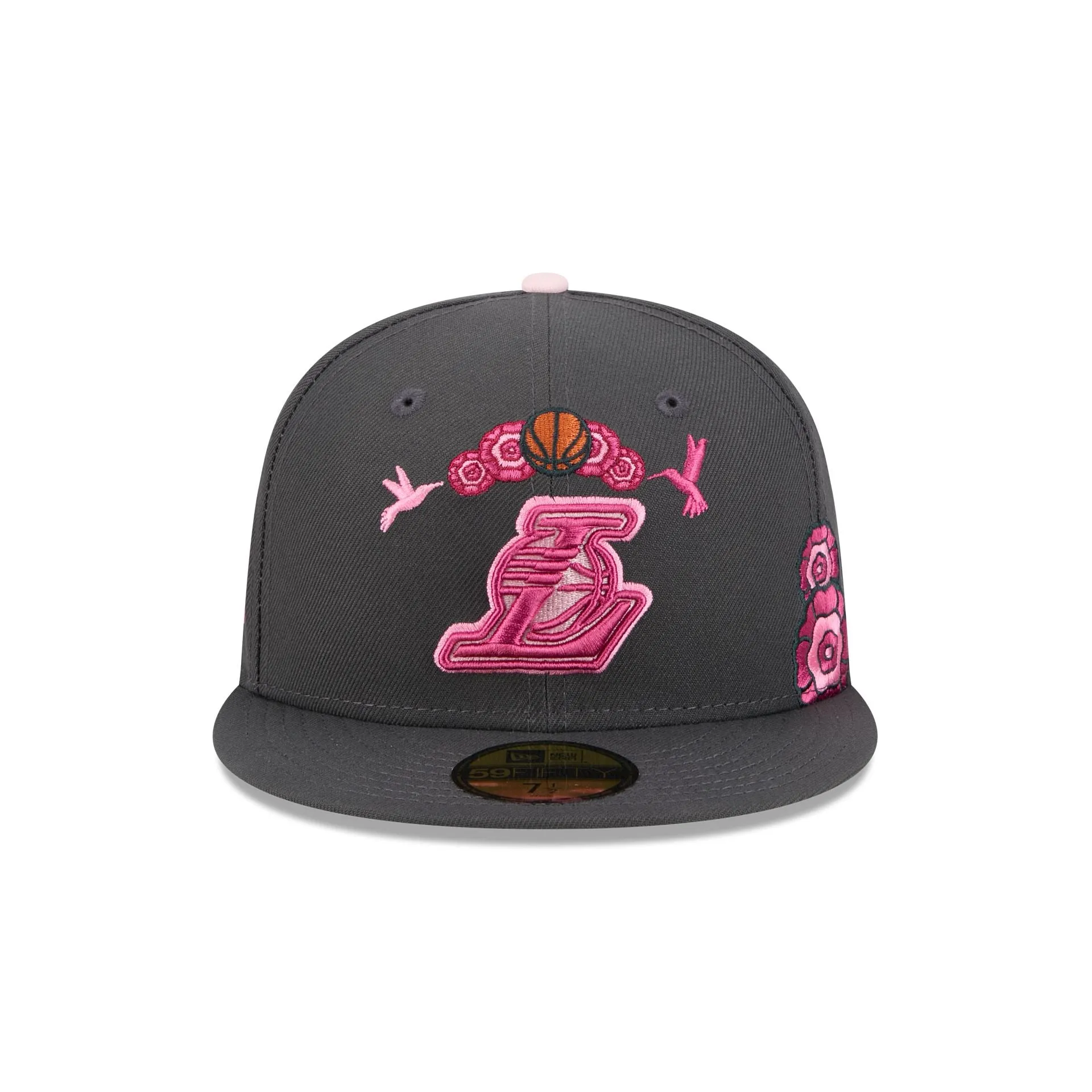 Los Angeles Lakers Day of the Dead Graphite 59FIFTY Fitted Hat sold by New Era product image thumbnail 2