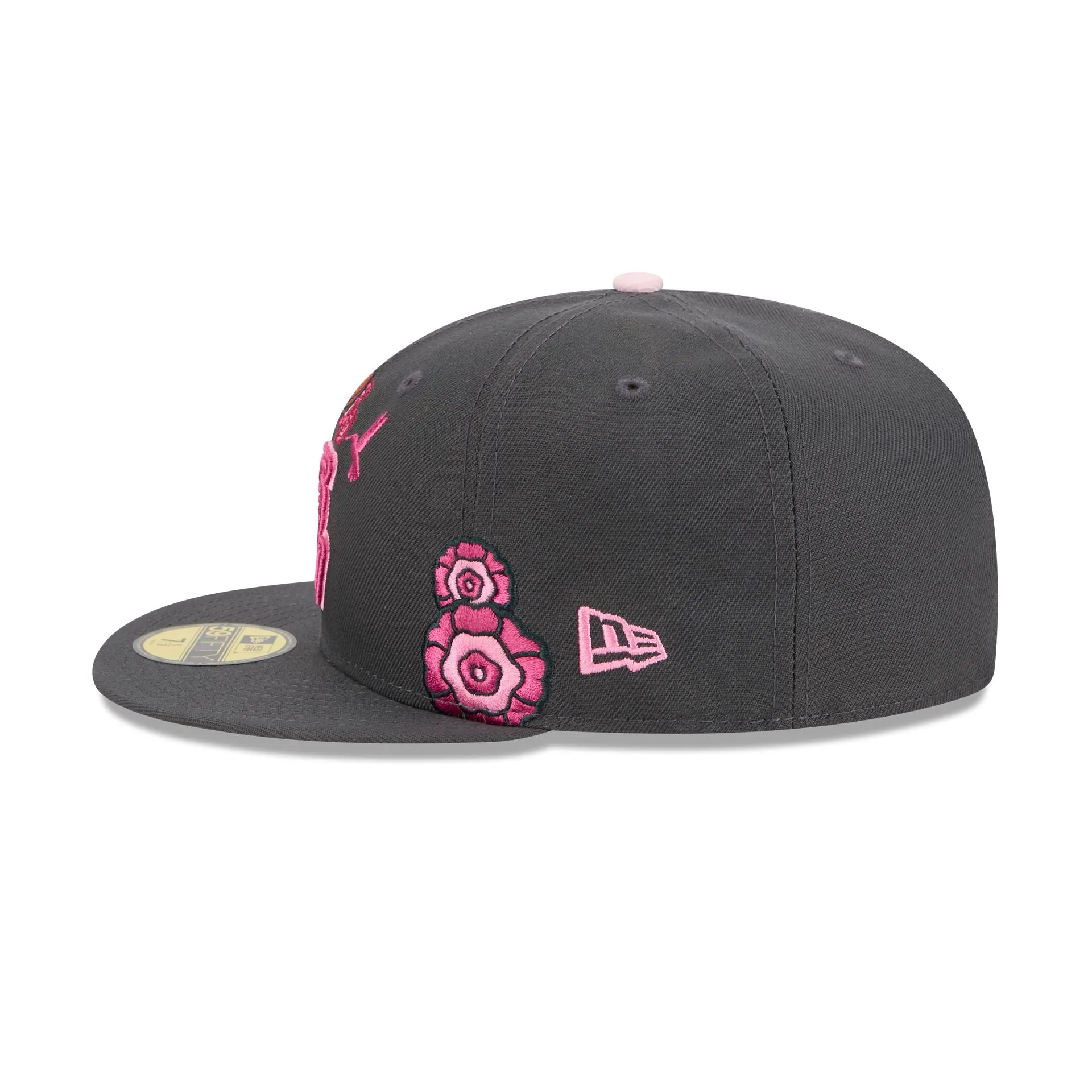 Los Angeles Lakers Day of the Dead Graphite 59FIFTY Fitted Hat sold by New Era product image thumbnail 5