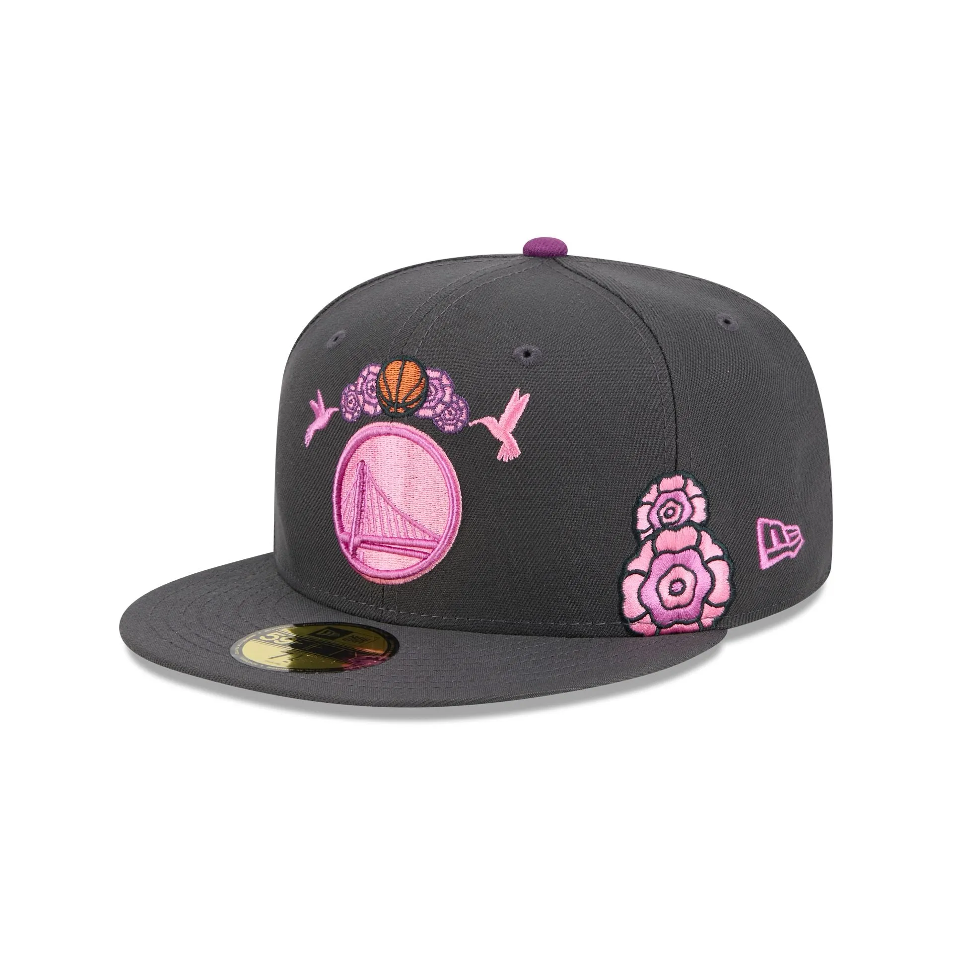 Golden State Warriors Day of the Dead Graphite 59FIFTY Fitted Hat sold by New Era product image thumbnail 3