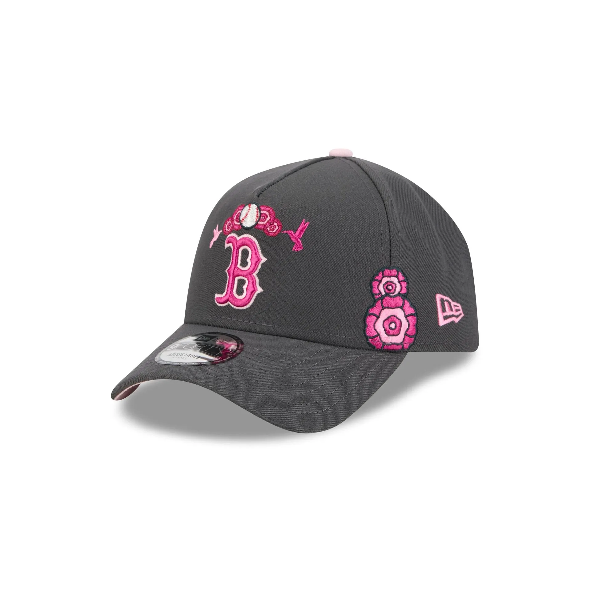 Boston Red Sox Day of the Dead Graphite 9FORTY A-Frame Snapback Hat sold by New Era product image thumbnail 3